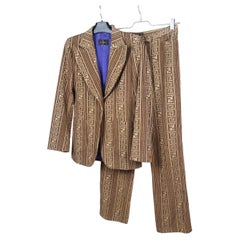 Costume à monogrammes Zucca vintage Fendi