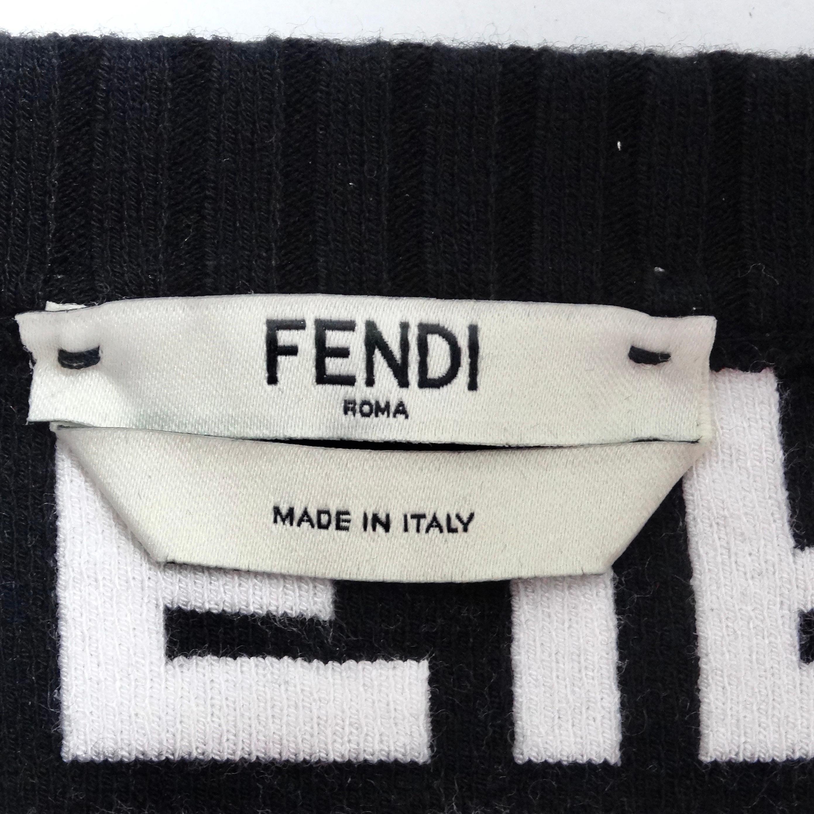 Fendi Zucca Monogram Viscose Sweater For Sale 3