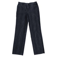 fendi zucca pantalon taille haute