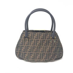 Fendi Zucca Small Mia Brown Tote Women's Bag 8BR674G1