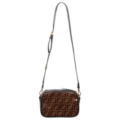 Fendi Zucca Spalmati Camera Bag Tobacco