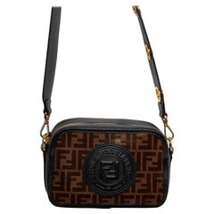 Fendi Zucca Spalmati Camera Bag Tobacco