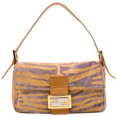 Fendi Zucca Tiger Shoulder Bag