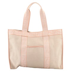fendi towel bag Fendi Zucca Trim Shopping Tote Canvas Large