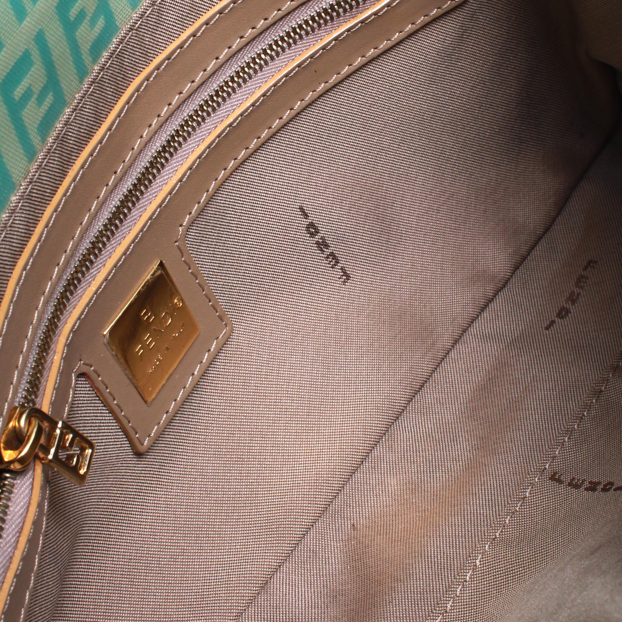 FENDI Zucchino Baguette In Fair Condition In Melbourne, Victoria