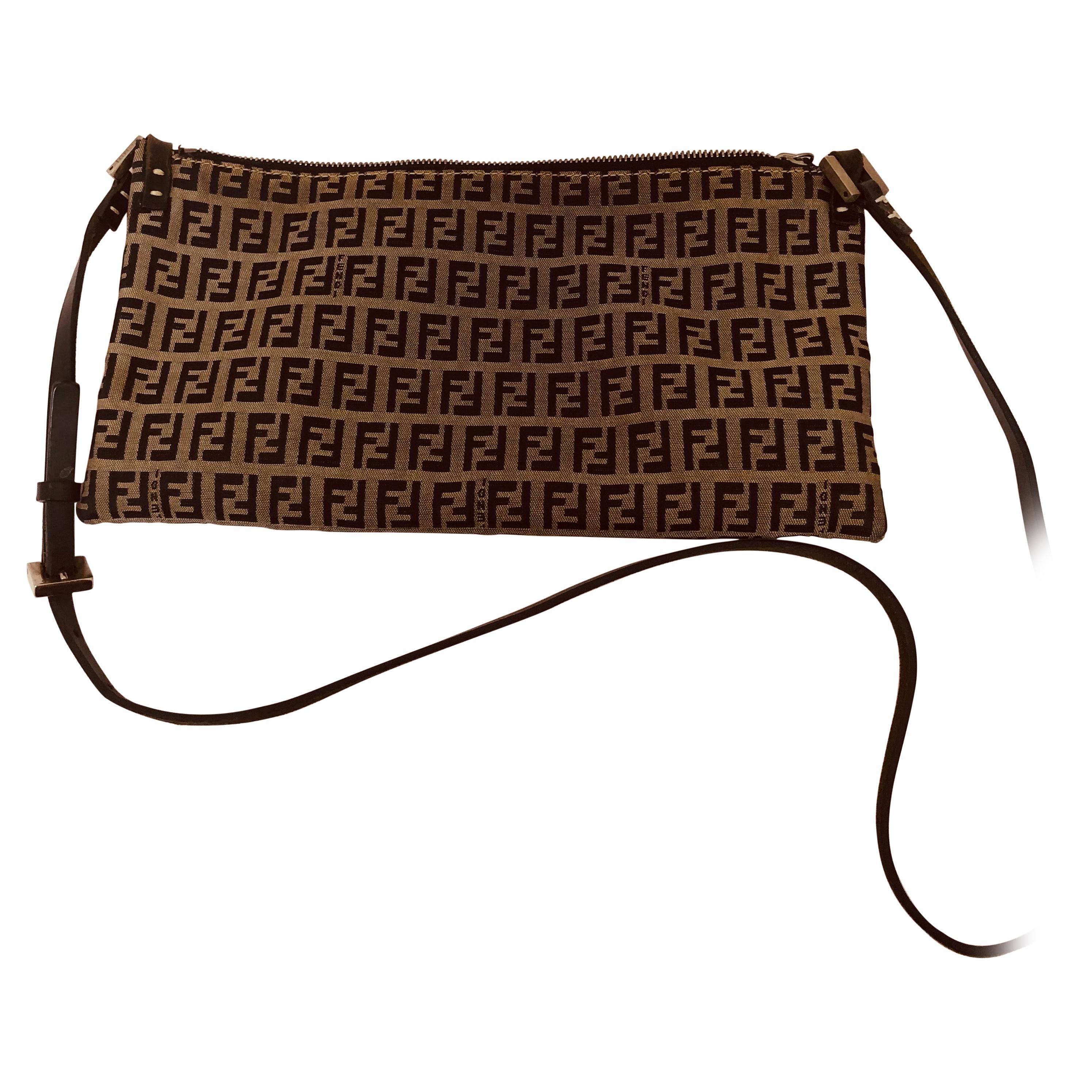 Fendi Zucchino Canvas Crossbody