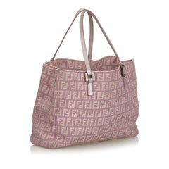 Fendi Zucchino Canvas Tote Bag