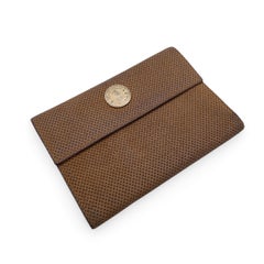 Fendissime Fendi Vintage Beige Perforated Leather Wallet