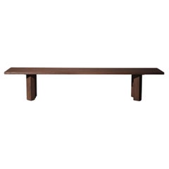Fenestra 180 Rectangular Bench in Warm Brown European Oak by Mokko Amsterdam