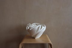 Fenestration Vessel, Gloss White 'Twisted Vessel Collection'