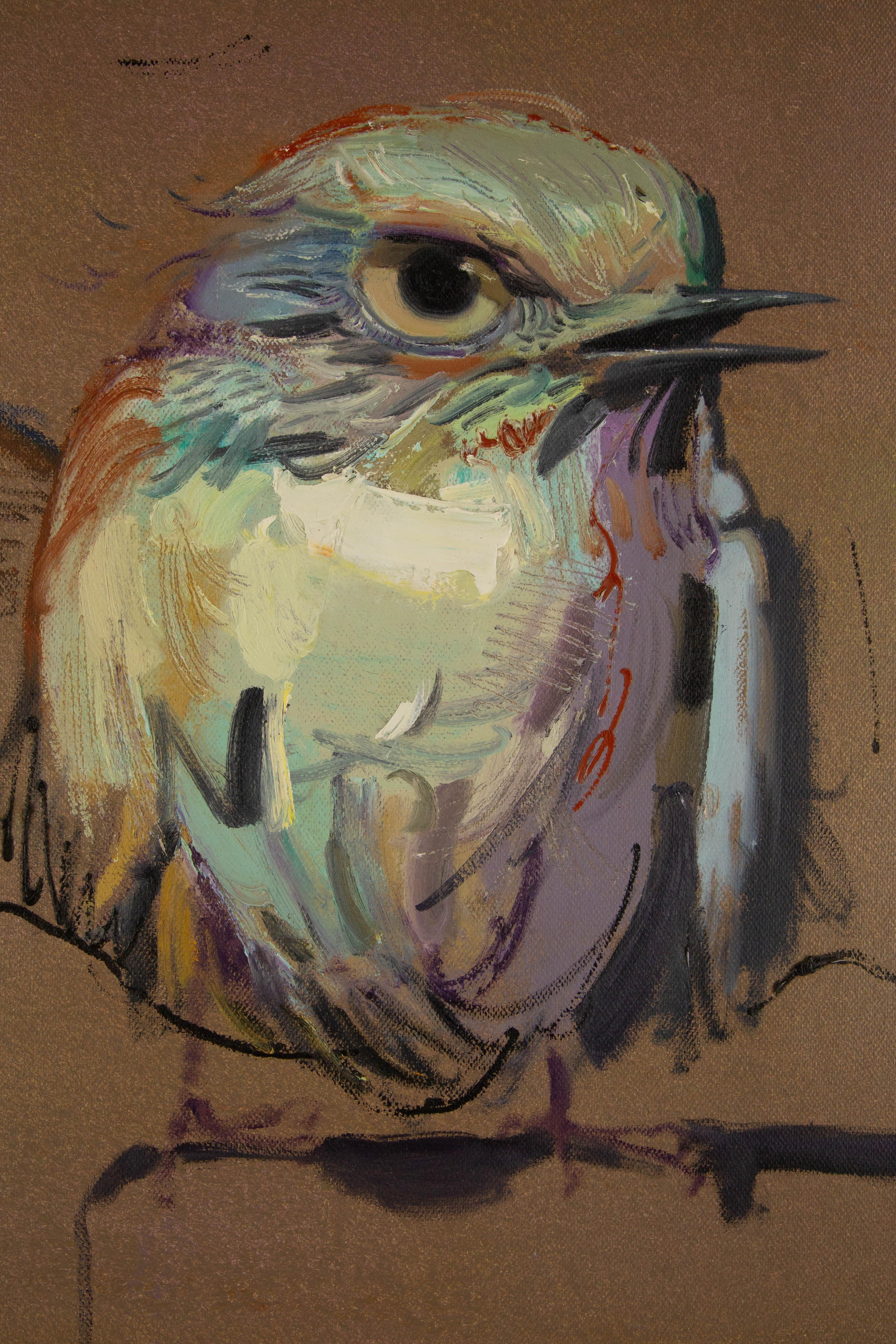 Feng Bai Animal Original Oil On Canvas 