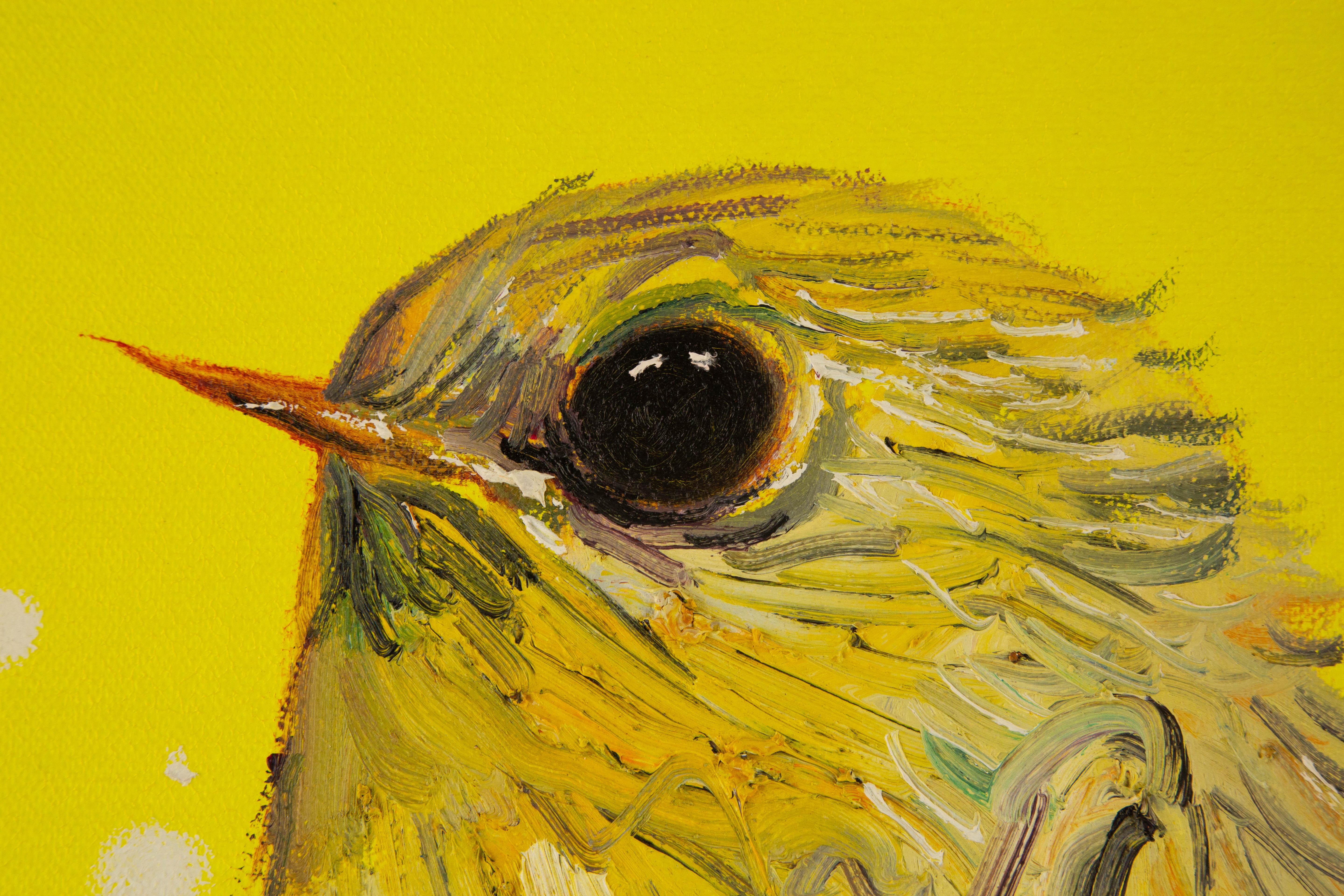 Feng Bai Animal Original Oil On Canvas 
