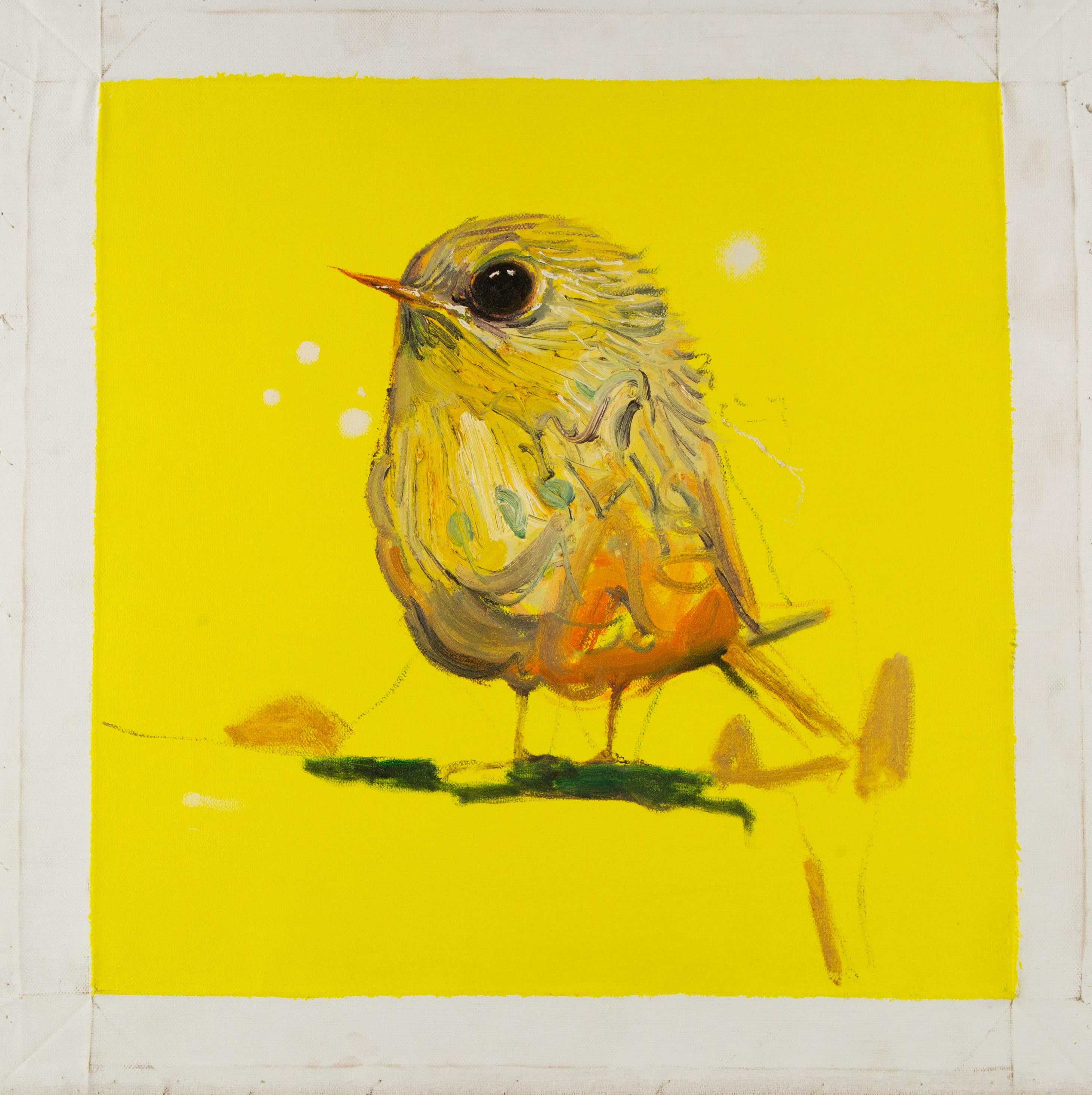 Feng Bai Animal Original Oil On Canvas 