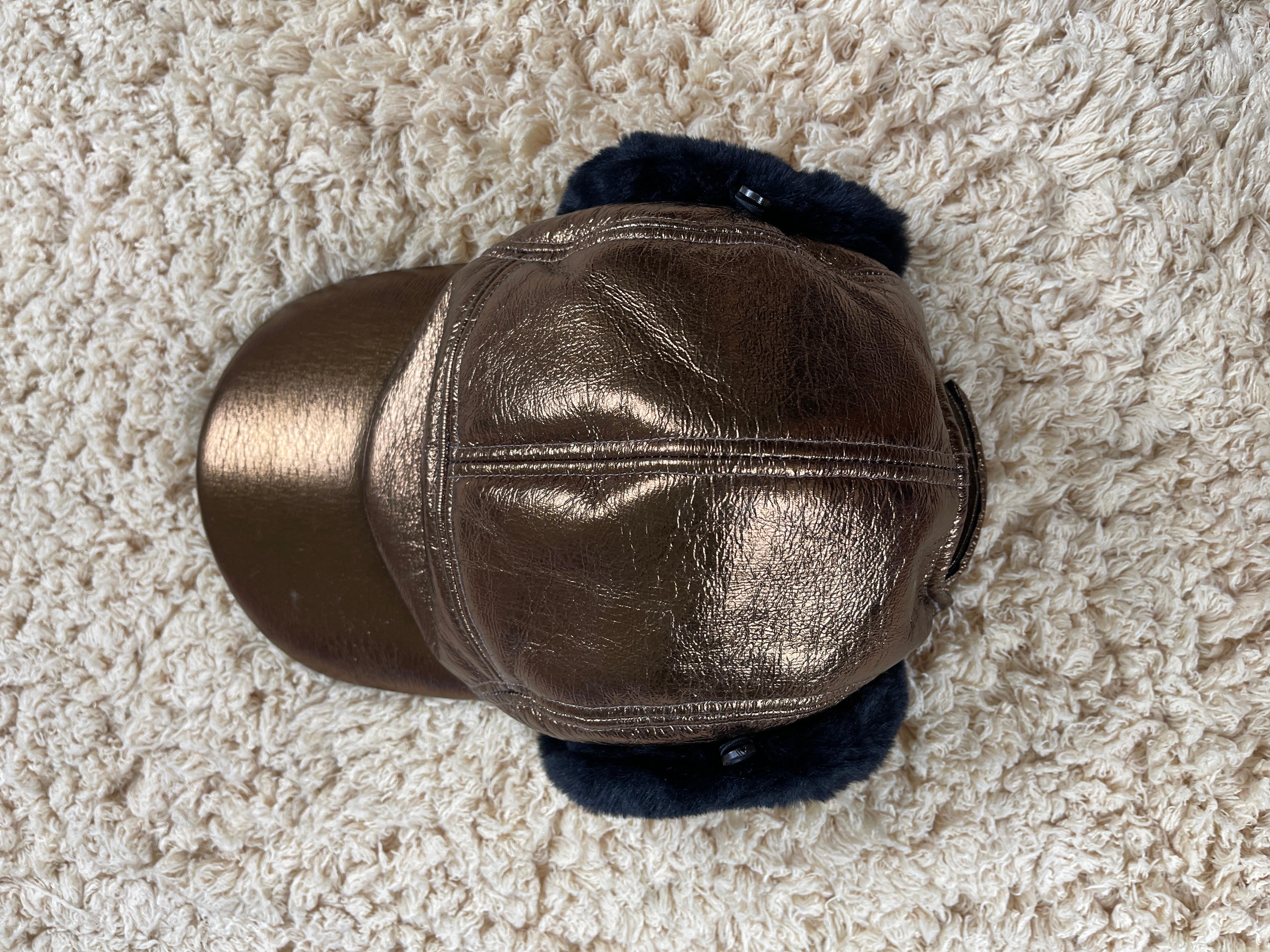 Feng Chen Wang Earflap Cap In Excellent Condition For Sale In Seattle, WA