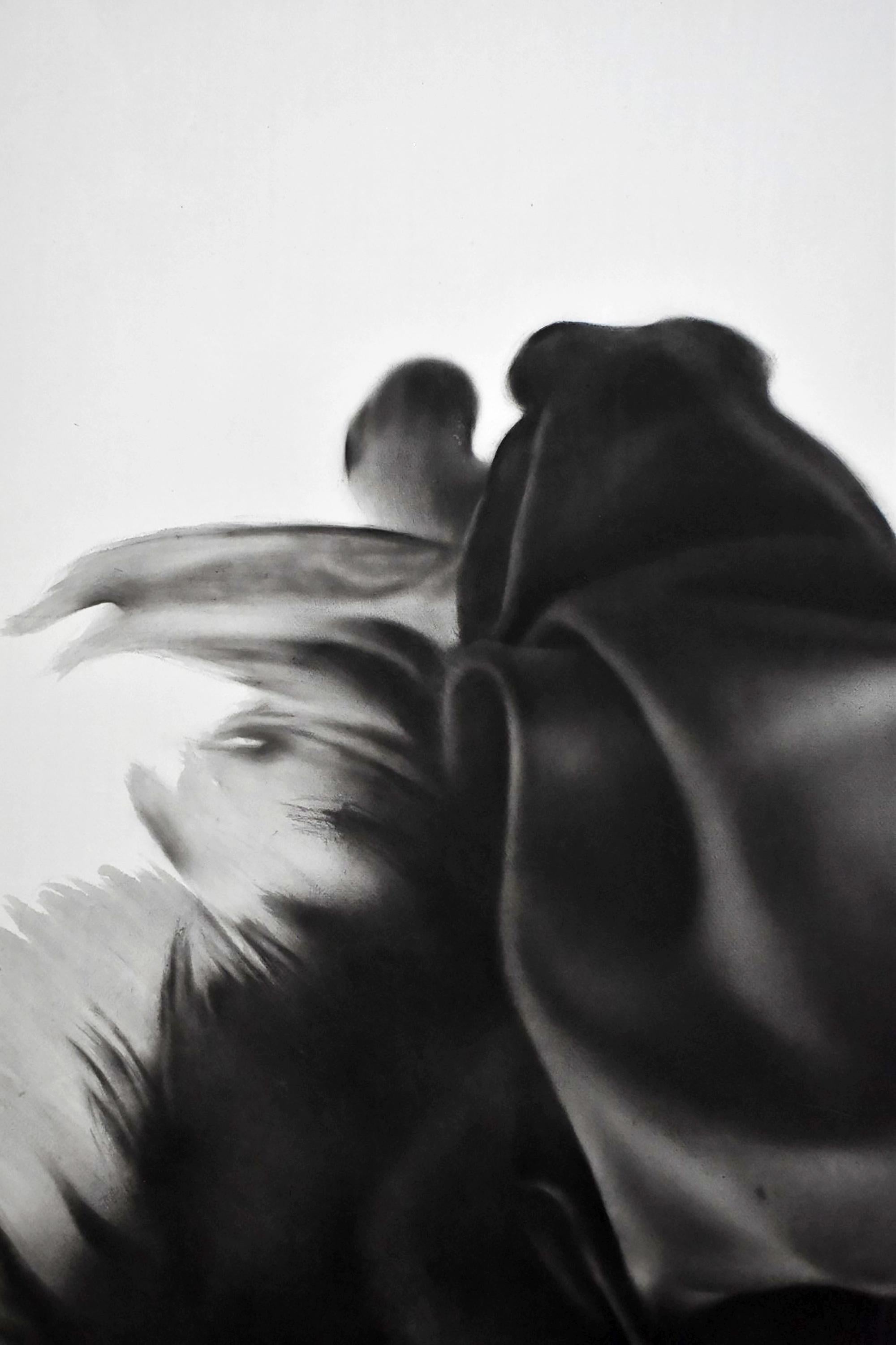 El Pez Dorado y el Mímico Sombrío: Una Danza de Ceniza y Luz - Instinto nº 13 本能 nº 13

La pintura al óleo de Feng Yi Chen invita a volver a las raíces de la pintura literaria china, pero trasciende sus límites. Su obra no se centra en los detalles