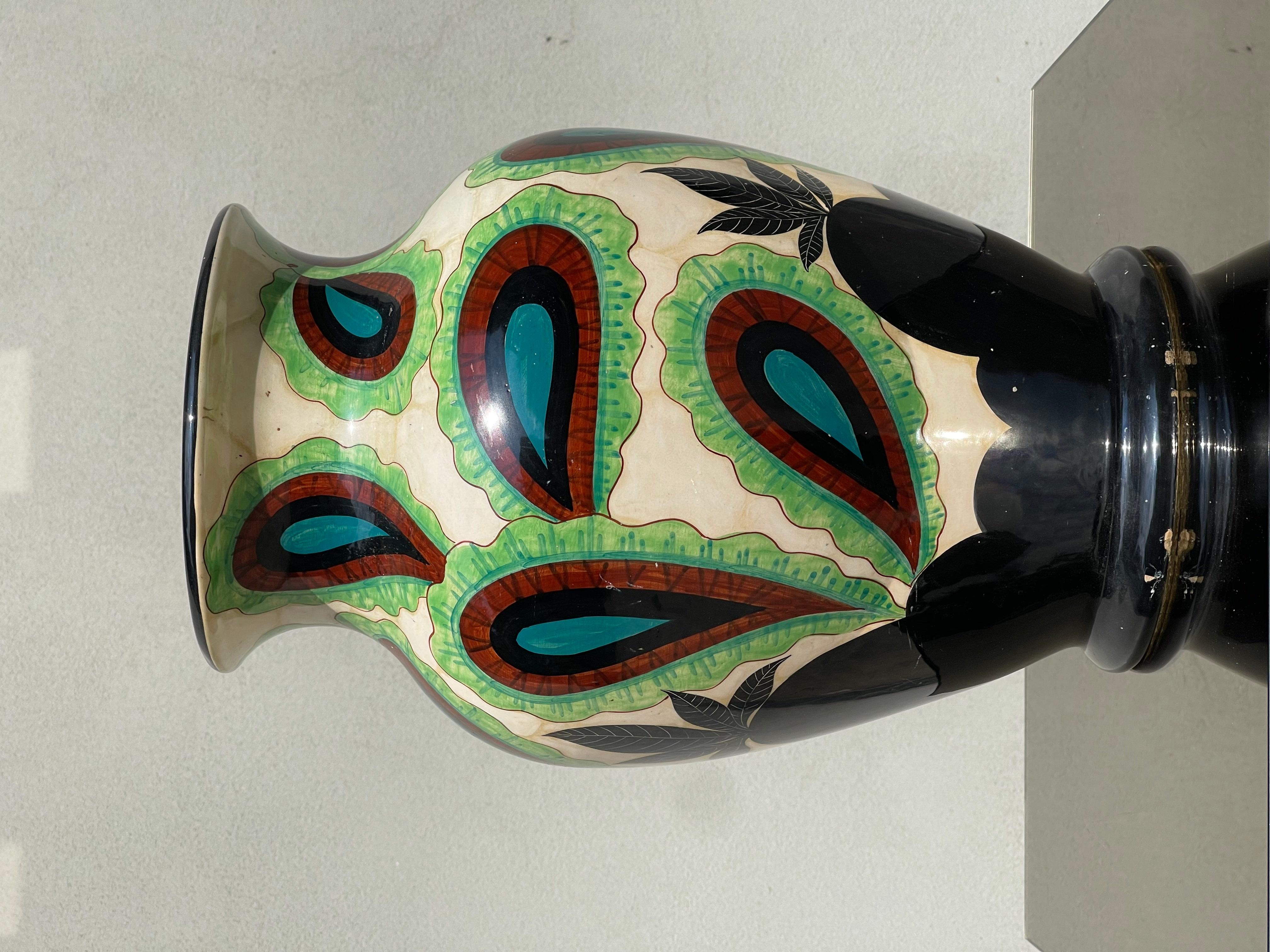Aso Vintage en céramique, Vaso Ceramica Fenice Albisola en vente 7
