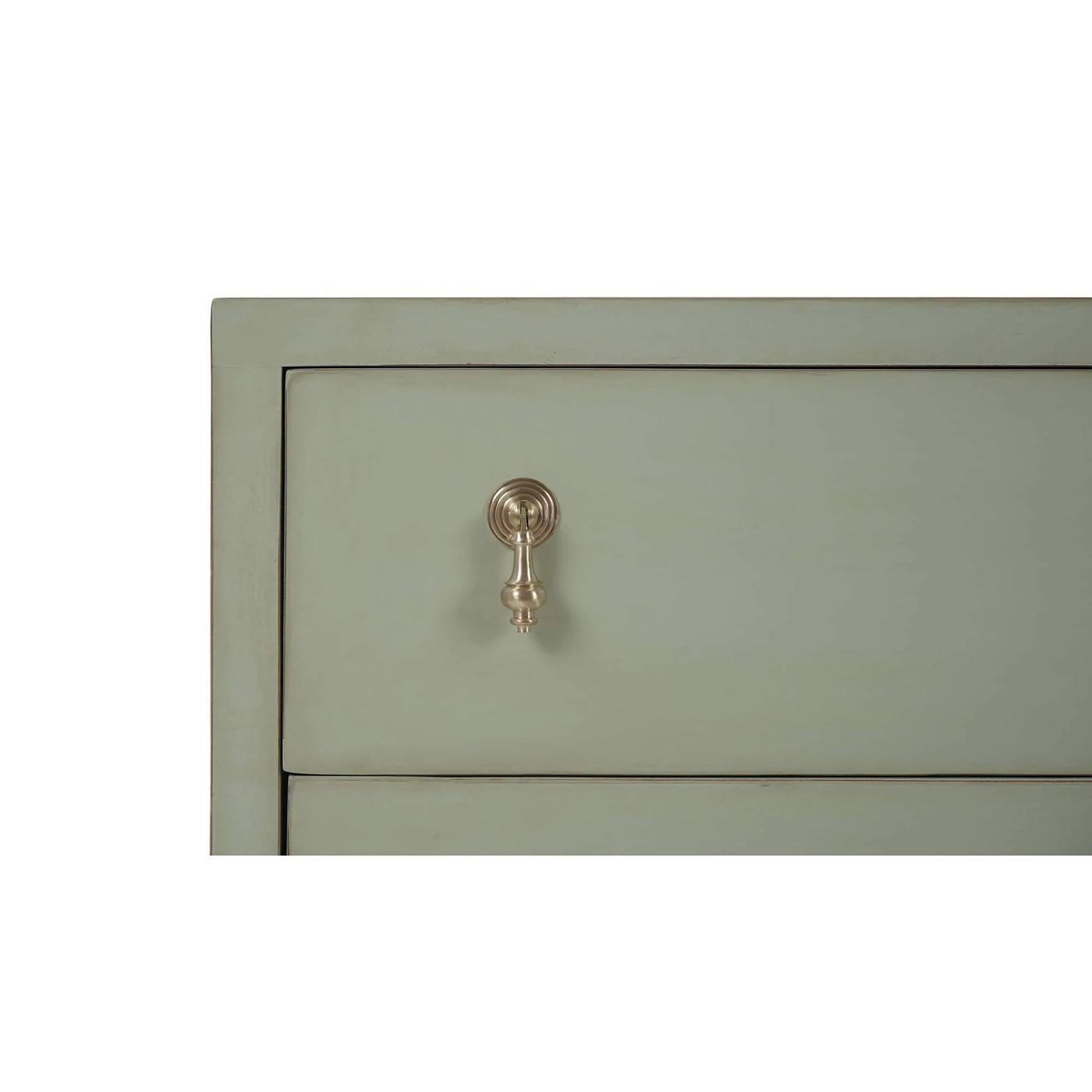 Legno Comodino verde finocchio in vendita