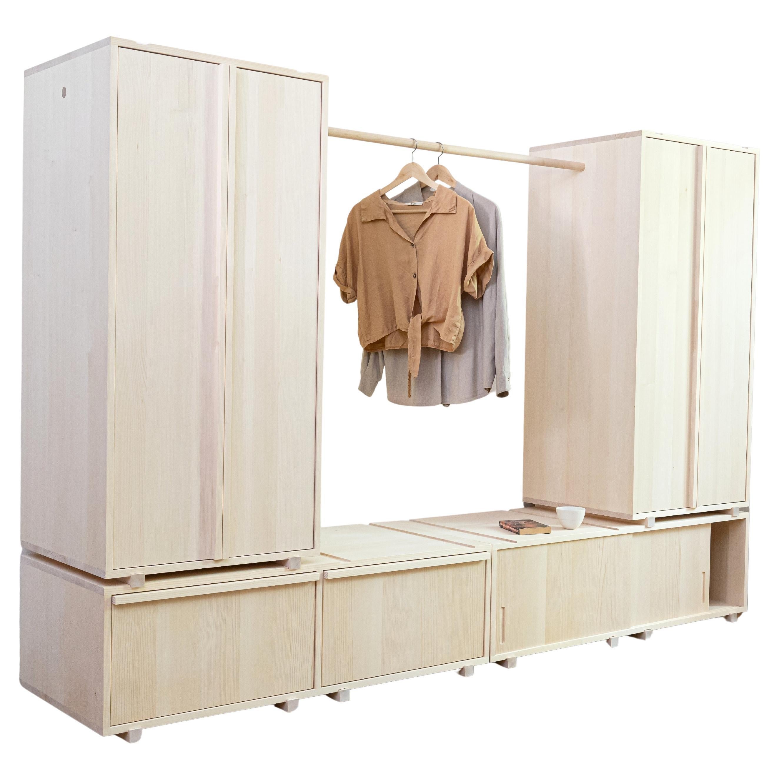 Modularer Kleiderschrank von Frau Caze aus Feno