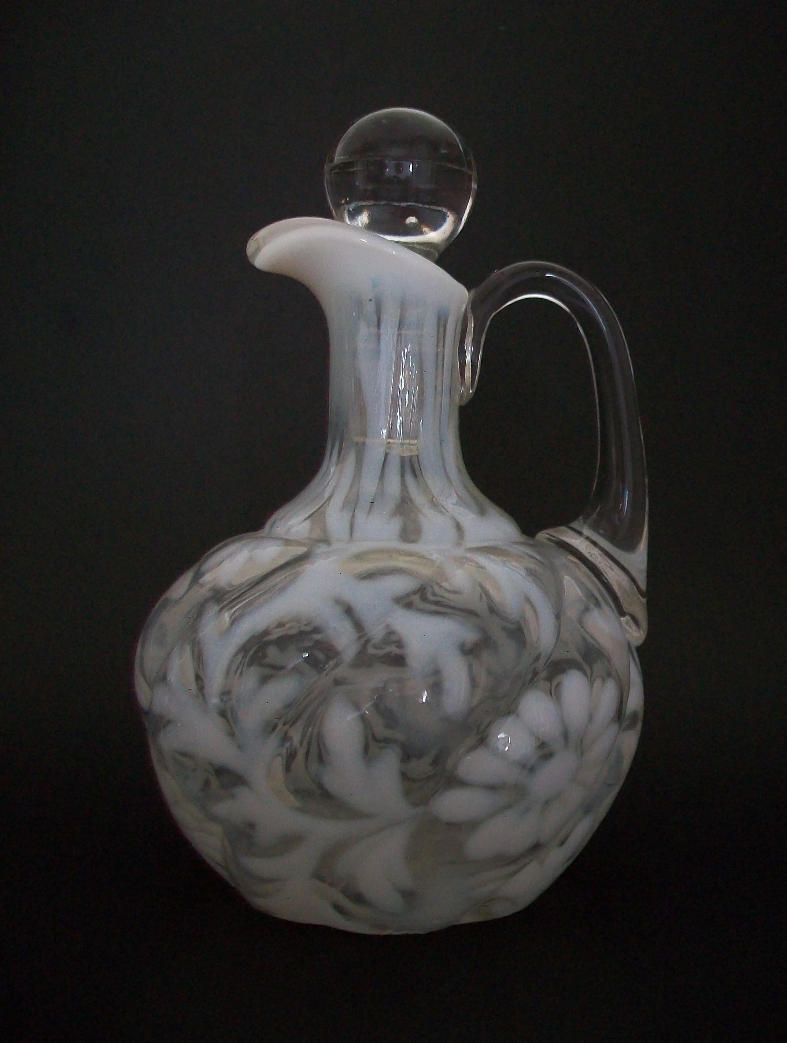 fenton clear glass vase