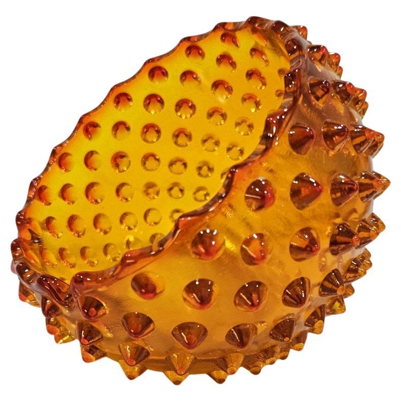 Fenton Hobnail Orb, Posacenere a forma di sfera aperta / Ciotola / Vide-Poche / Vaso in vendita