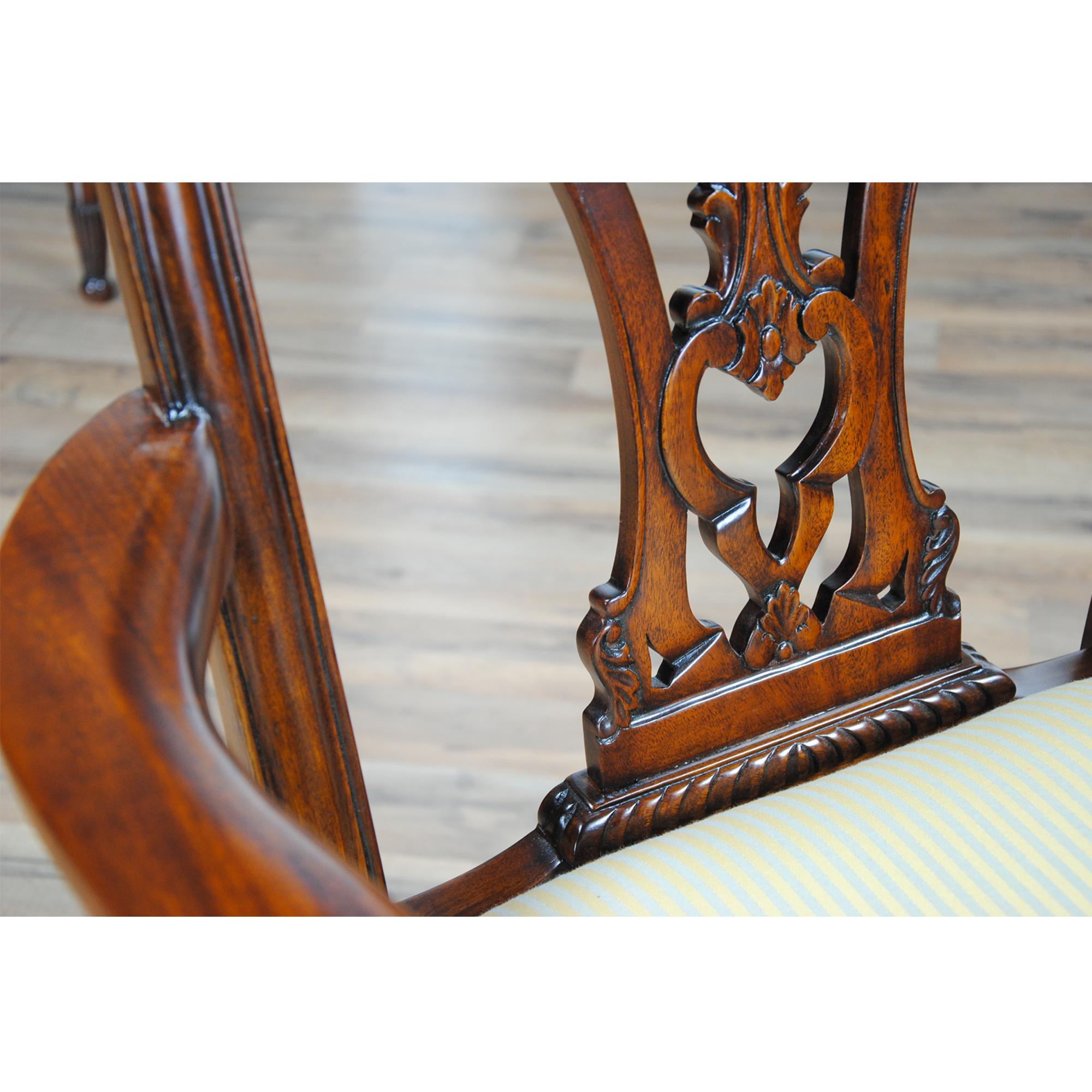 Fenton Mahogany Chairs, Set of 10 For Sale 5