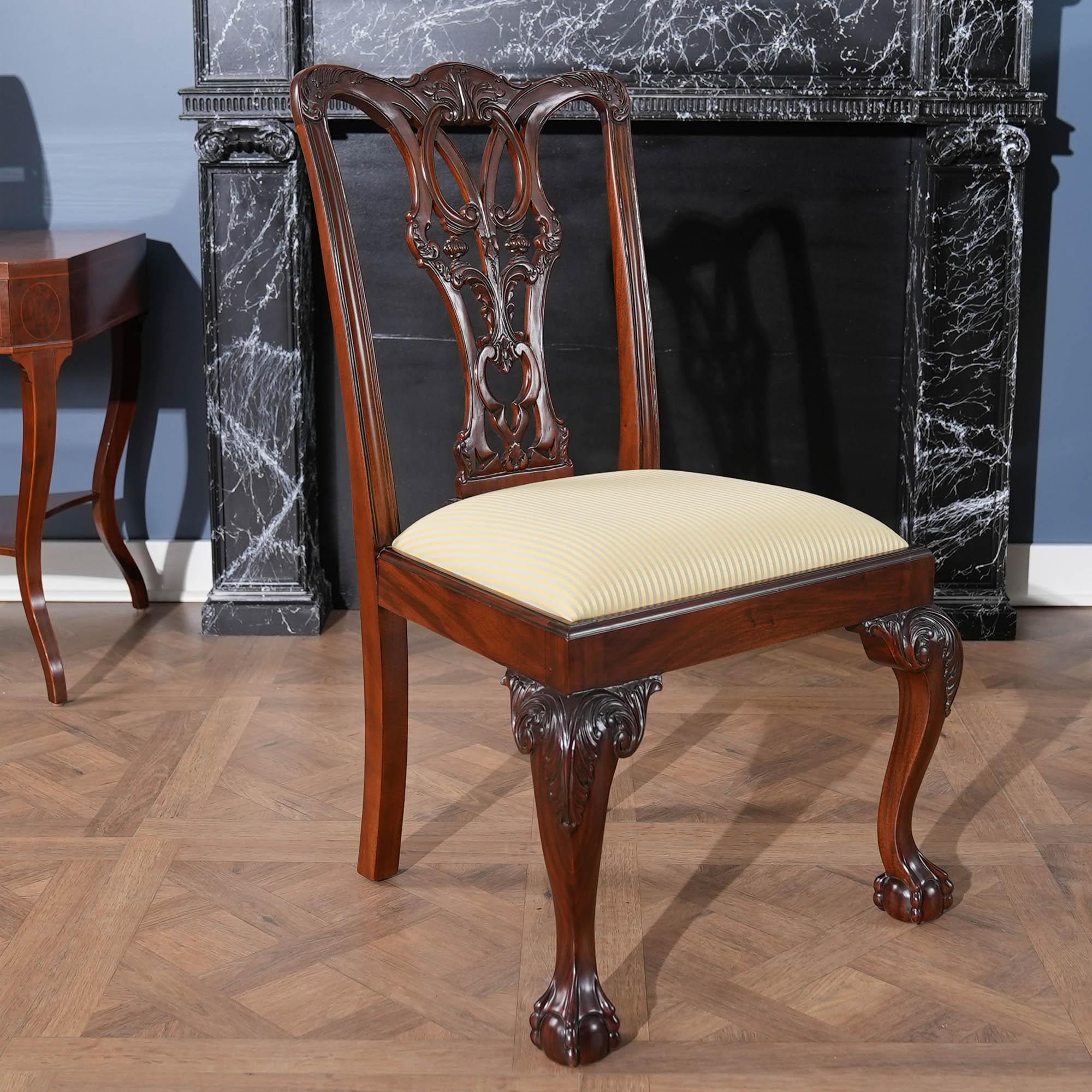 Set di 10 sedie Fenton in mogano in vendita 5