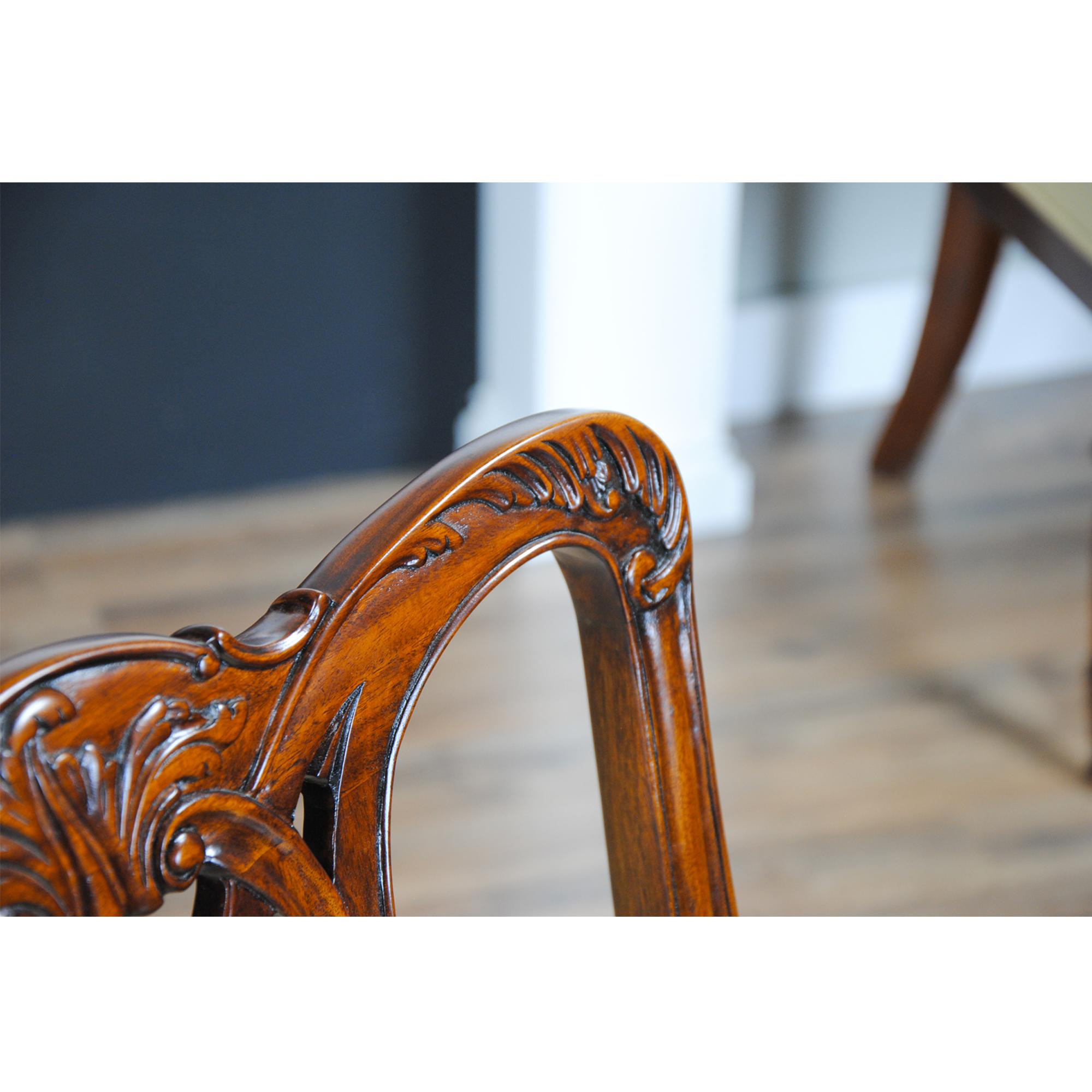 Fenton Mahogany Chairs, Set of 10 For Sale 2