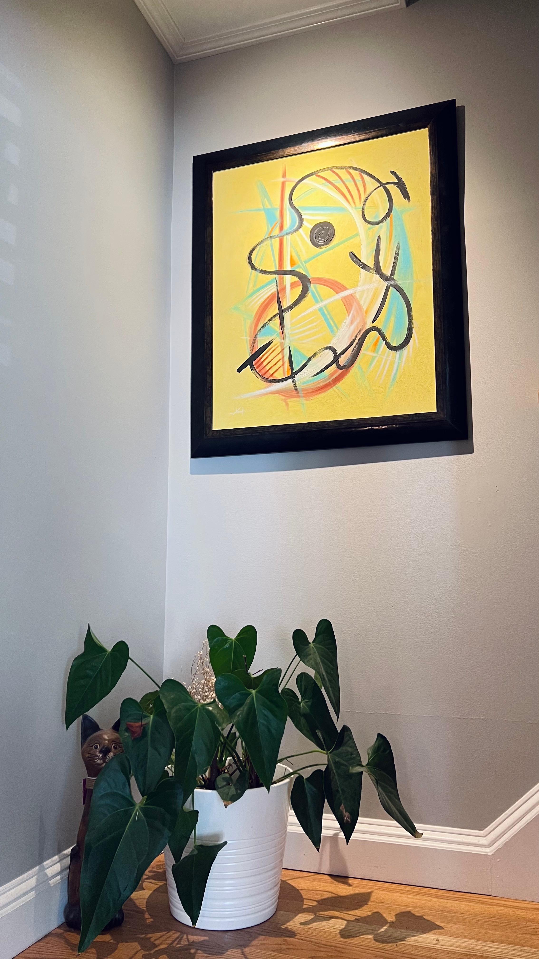 Refraction 2023-4 - Abstract Expressionist Mixed Media Art by Fenway Fan