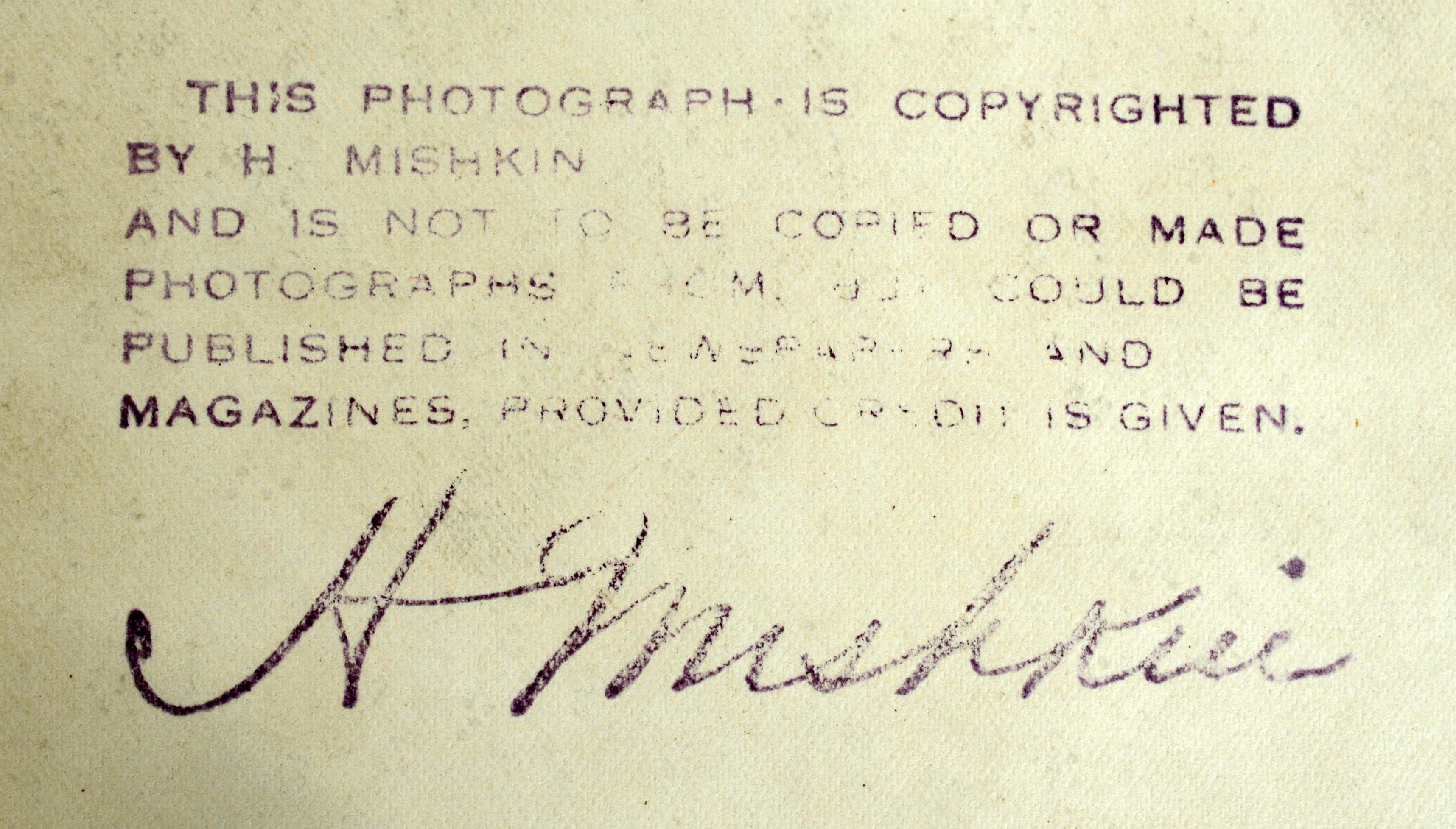 Papier Feodor Chaliapin, vers 1925 sous le nom de Boris Godunov, photo autorisée par H. Mishkin en vente