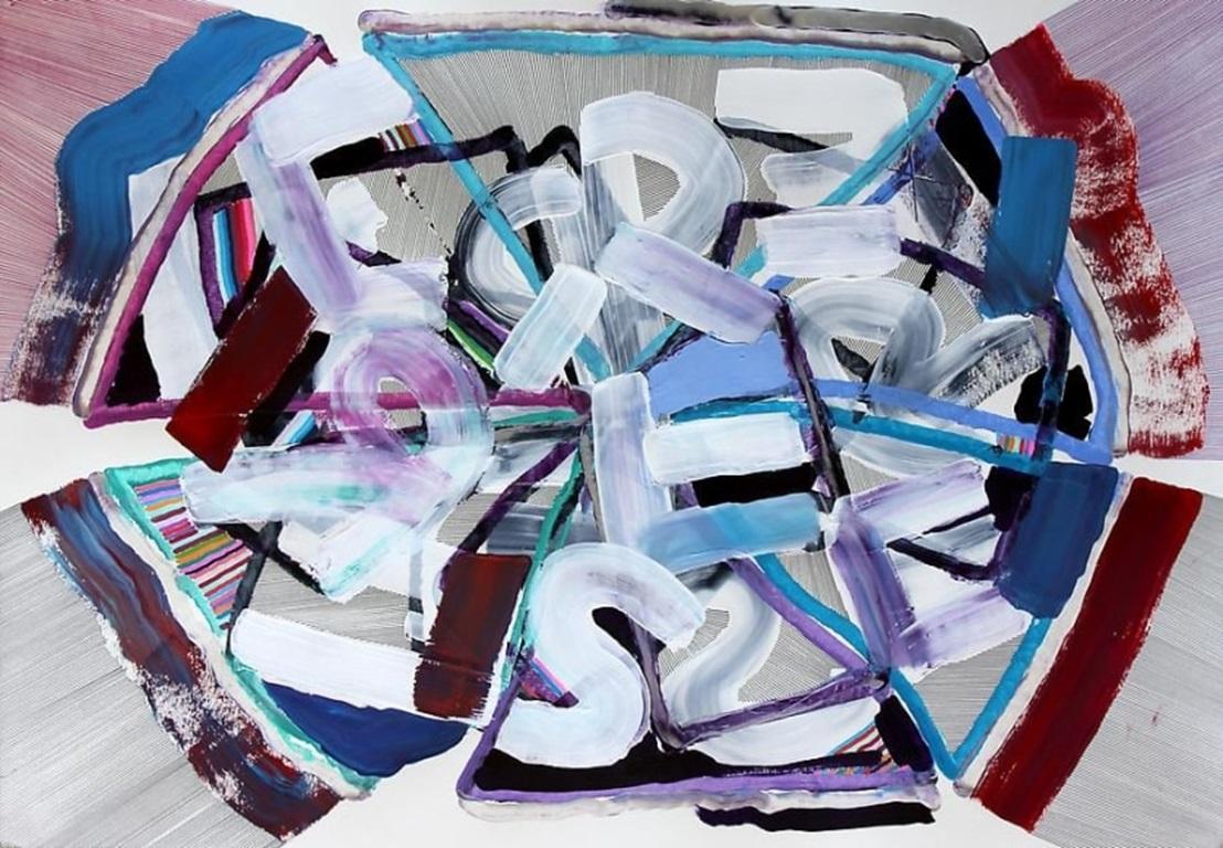 Reserve, Painting by Feodor Voronov, 2012

Additional information:
Medium: Acrylic, marker, ball-point pen on paper
Dimensions: 19.5 x 28 inches

Utilizing John Rajchman's notion of "operative formalism," Feodor Voronov (b. 1980, St. Petersburg)