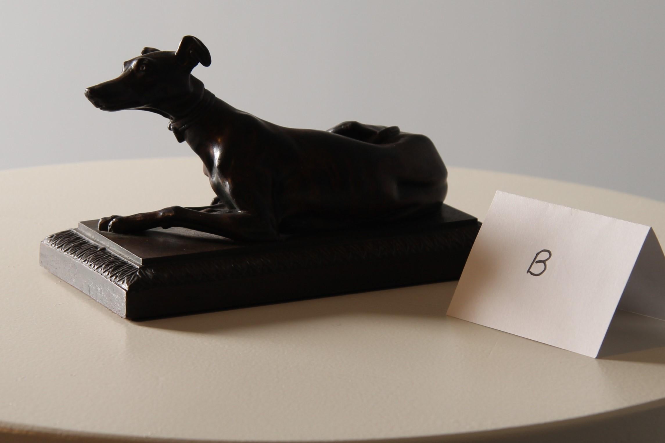 Fer de Berlin, Windhund von Friedrich Drake, Biedermeier, um 1830 3