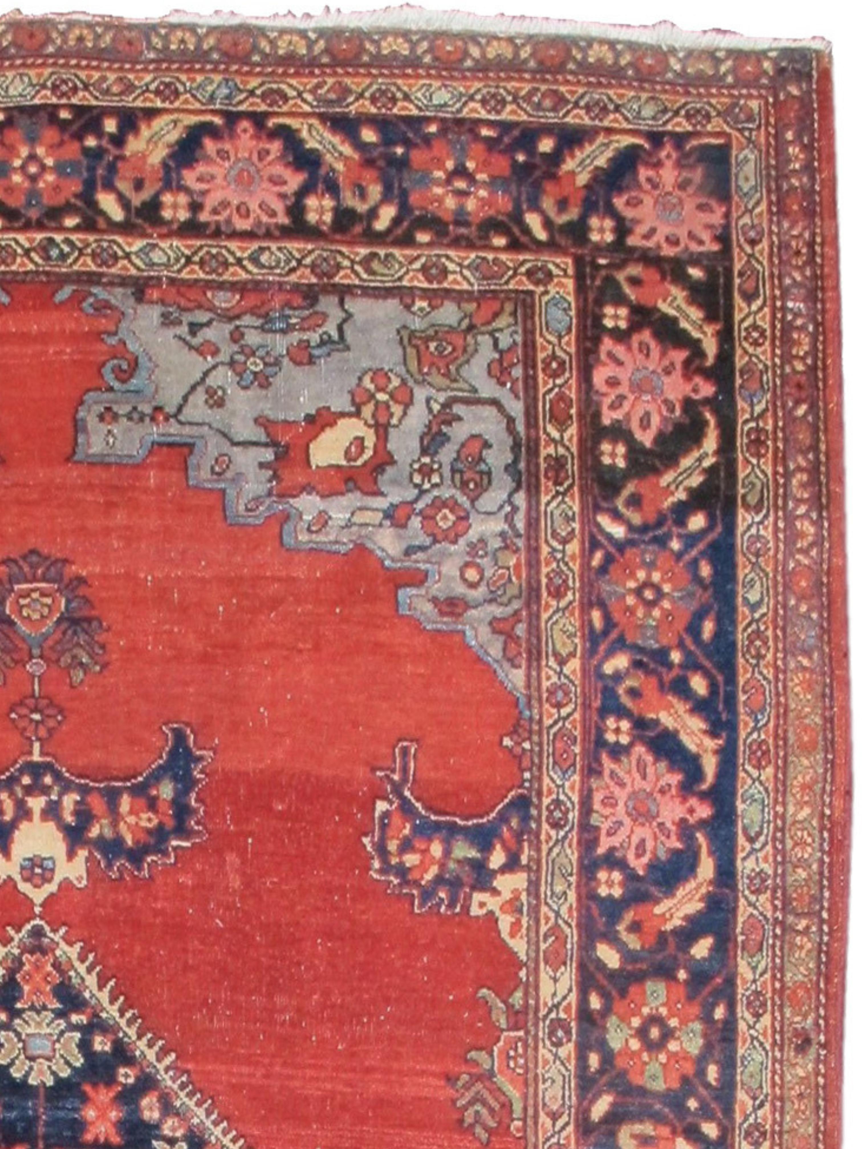 Feraghan Sarouk-Teppich, Sarouk, um 1900 (Handgeknüpft) im Angebot