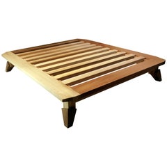 Feral king-size bed - multi-wood, designed by Nigel Coates