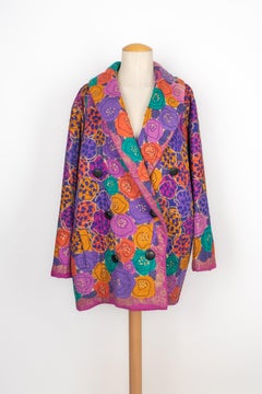 Vintage Feraud Cheesecloth Multicolored Jacket