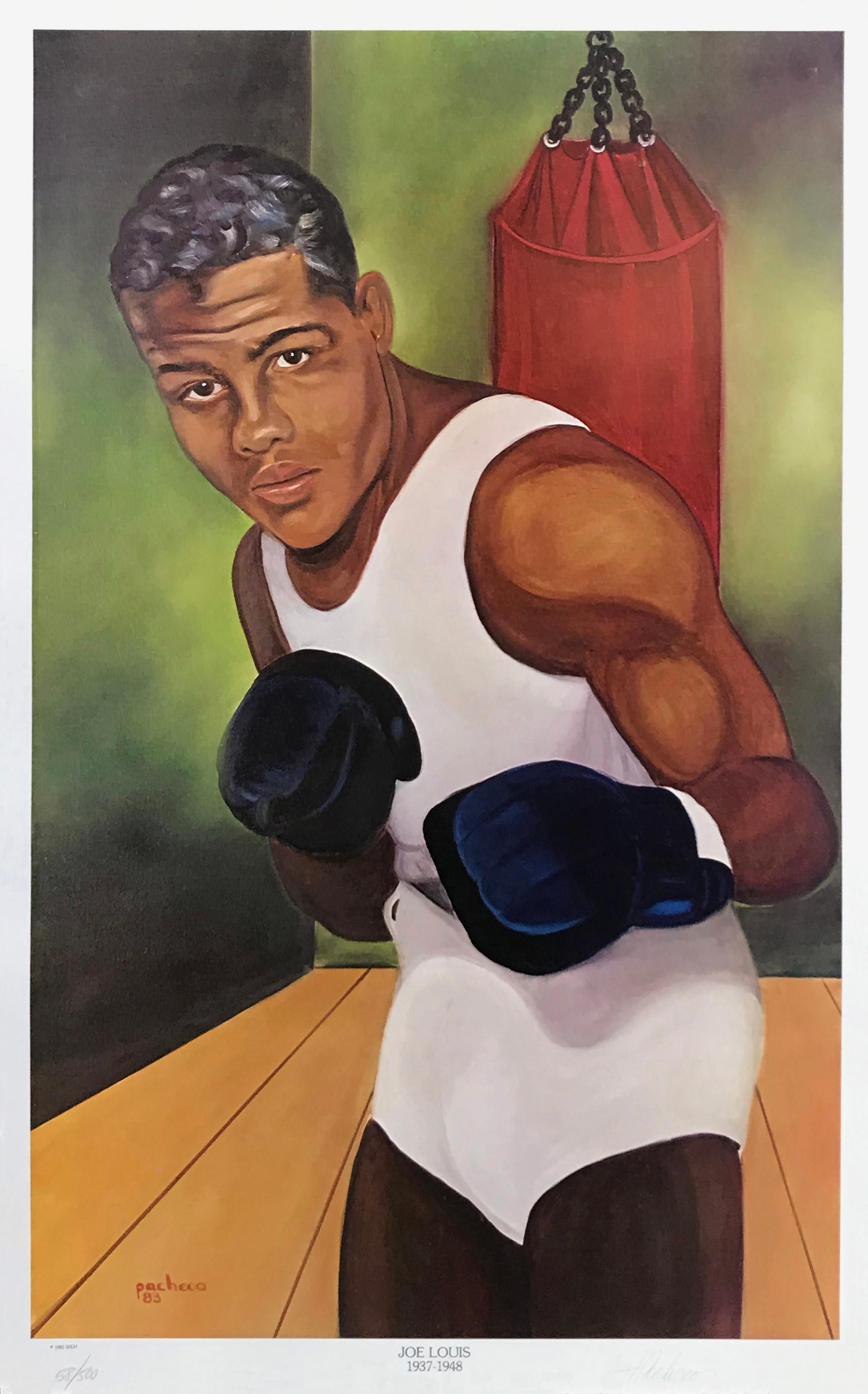 Sold at Auction: BOXING GEAR SIGNED BY THE BROWN BOMBER JOE LOUIS