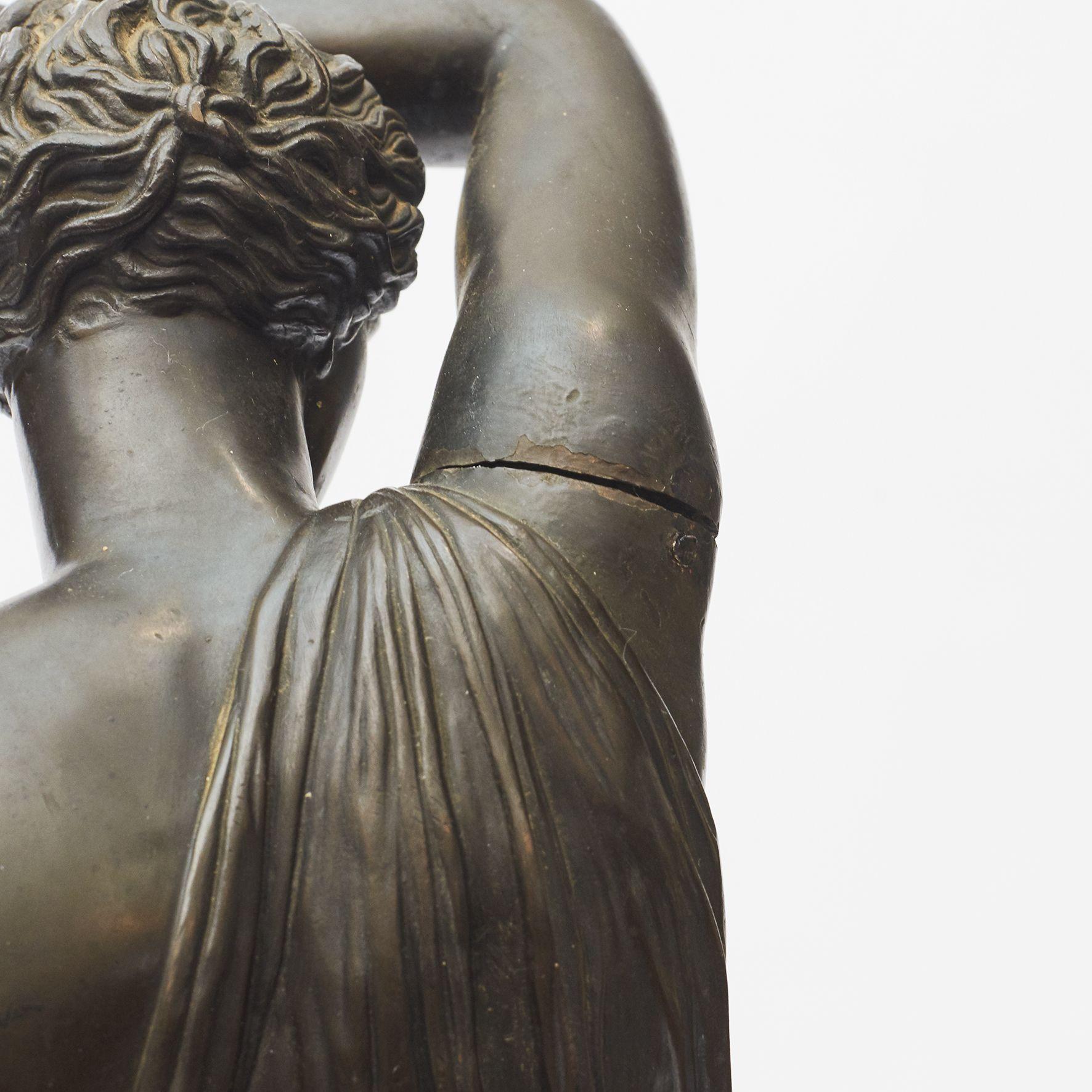 19th Century Ferdinand Barbedienne Bronze Sculpture of Diana of Gabii