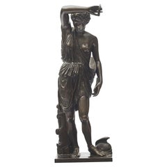 Ferdinand Barbedienne Bronzeskulptur der Diana von Gabii