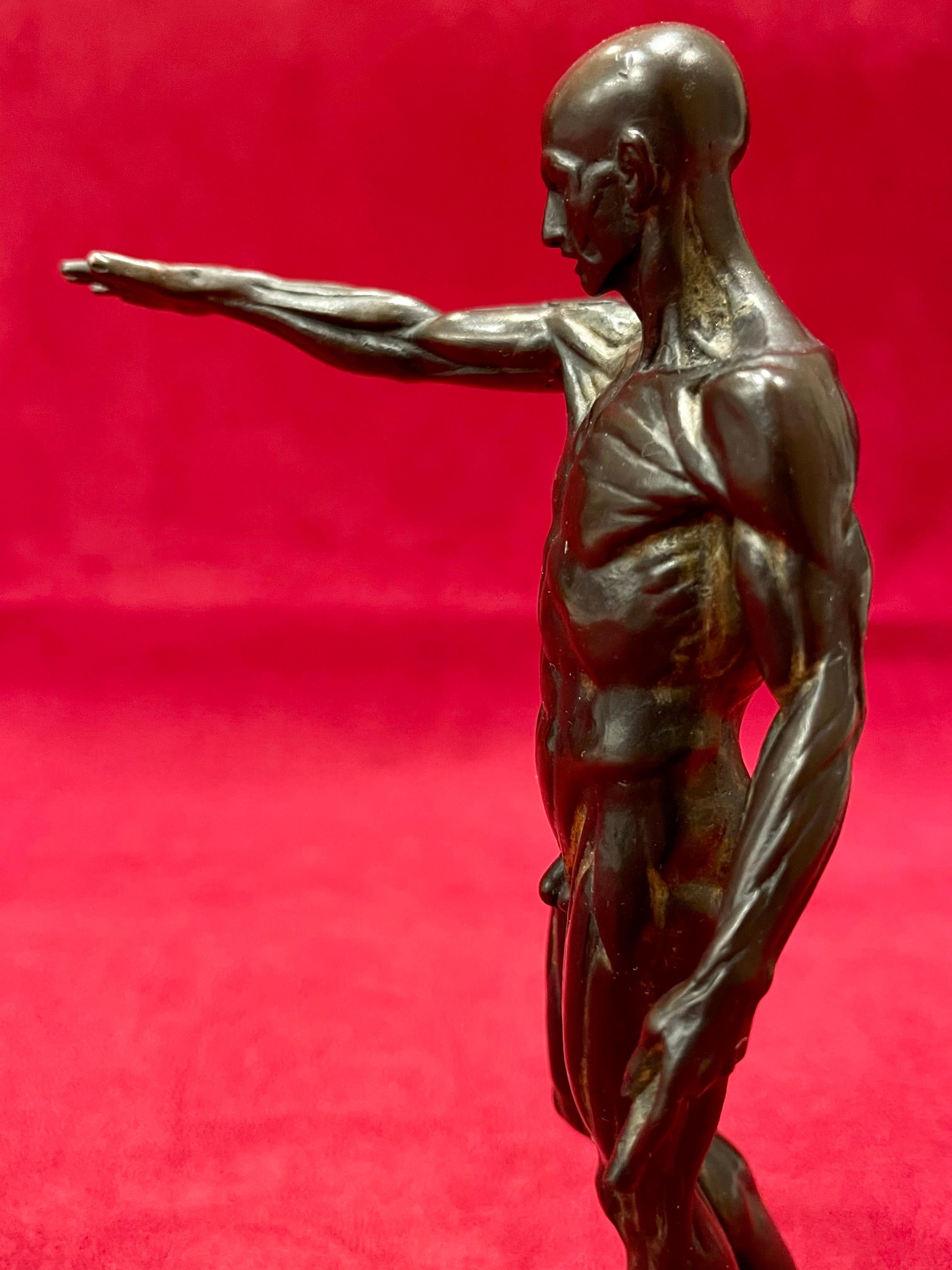 19th Century Ferdinand BARBEDIENNE - Bronze, The Flayed For Sale