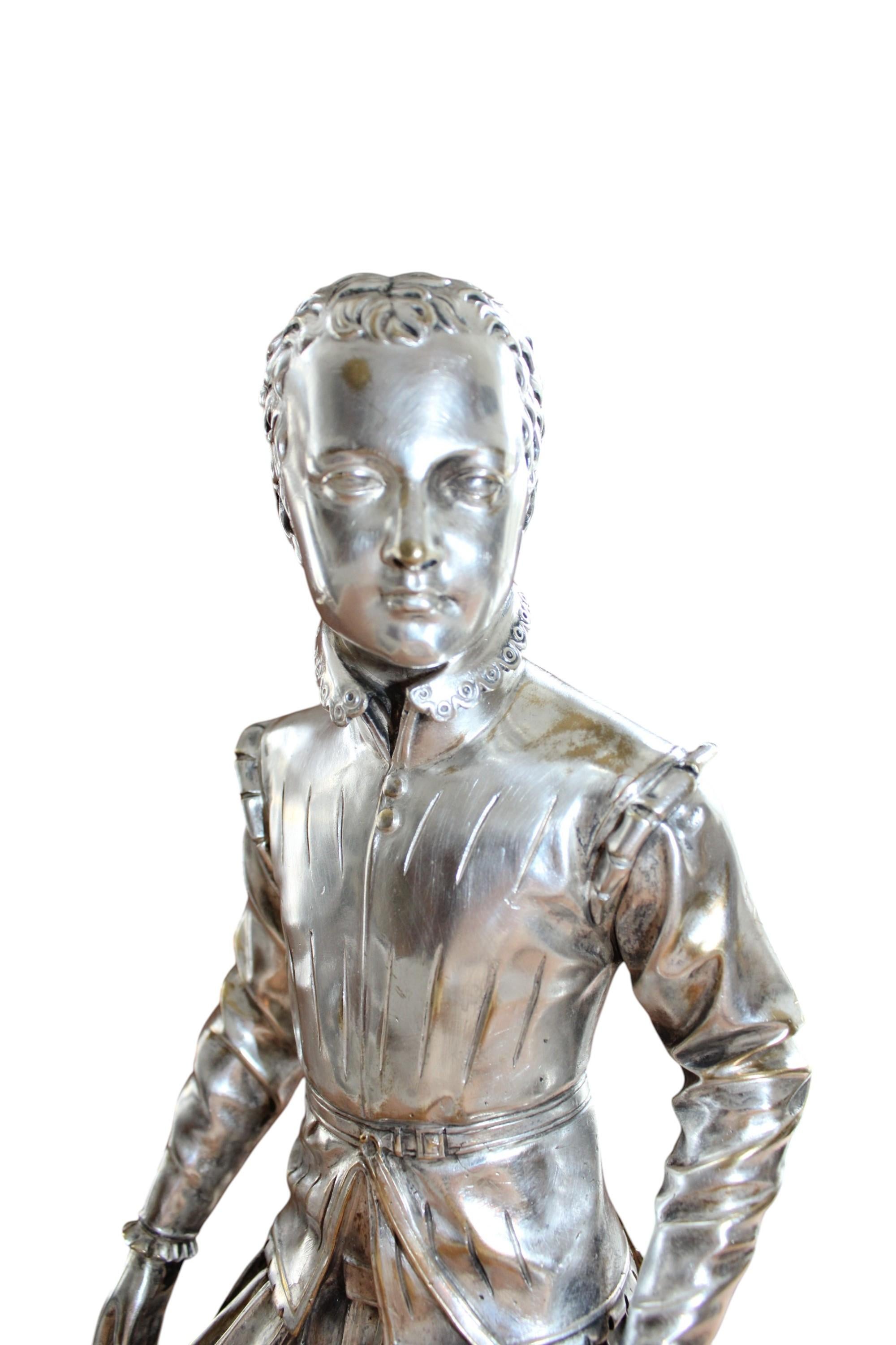 Henry  IV child, King of France, after the original from Francois Joseph Bosio For Sale 1
