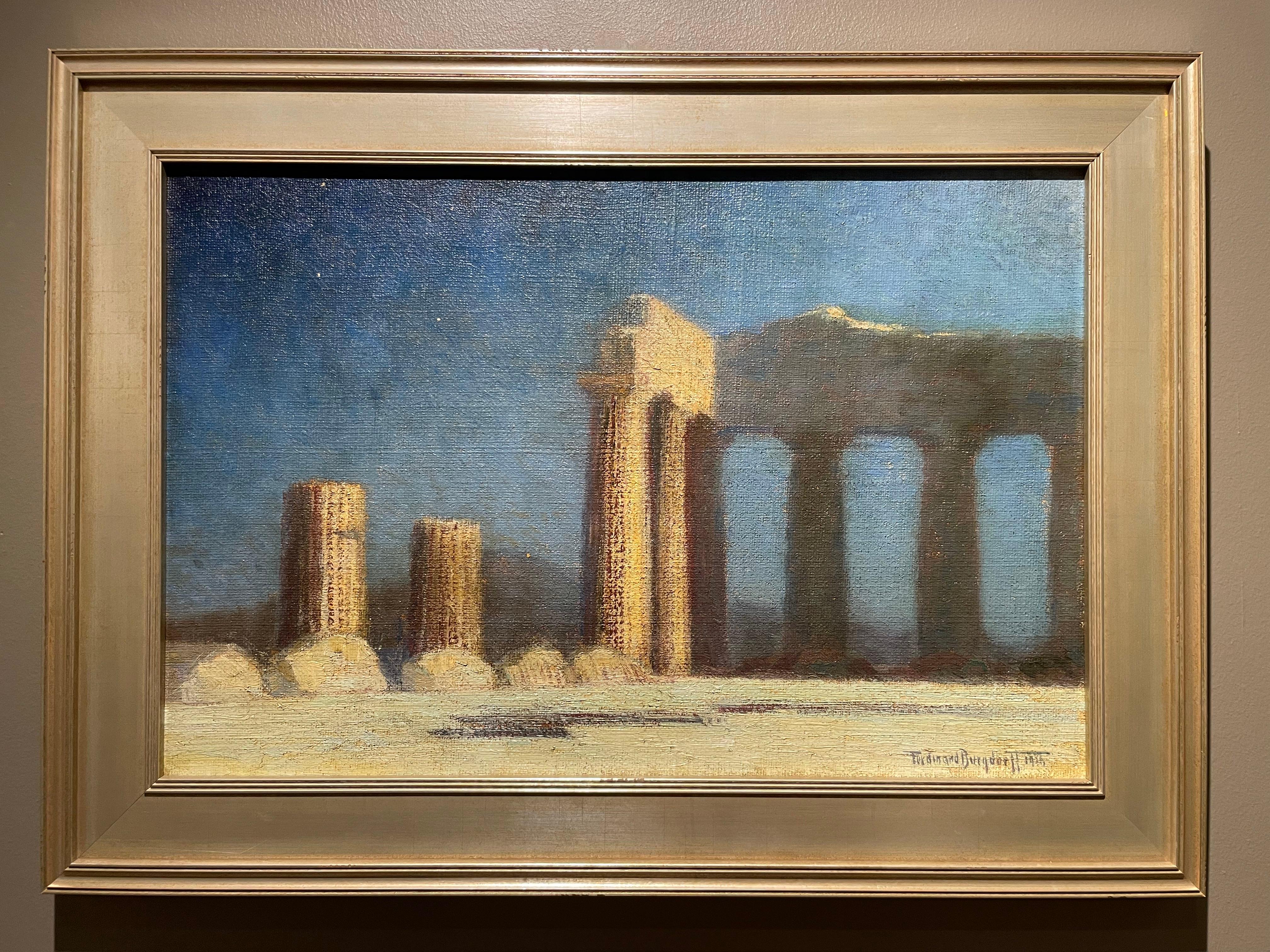 Panteón Luz de Luna, Paisaje surrealista de principios del siglo XX, Escuela de Cleveland en venta 2