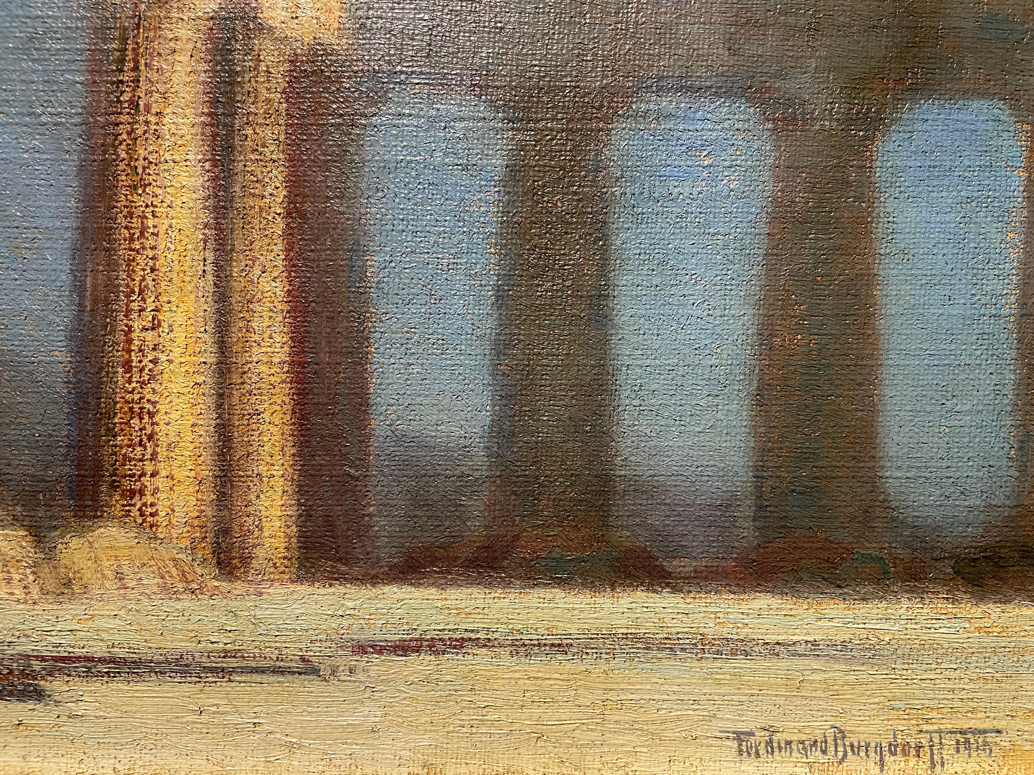 Panteón Luz de Luna, Paisaje surrealista de principios del siglo XX, Escuela de Cleveland en venta 4