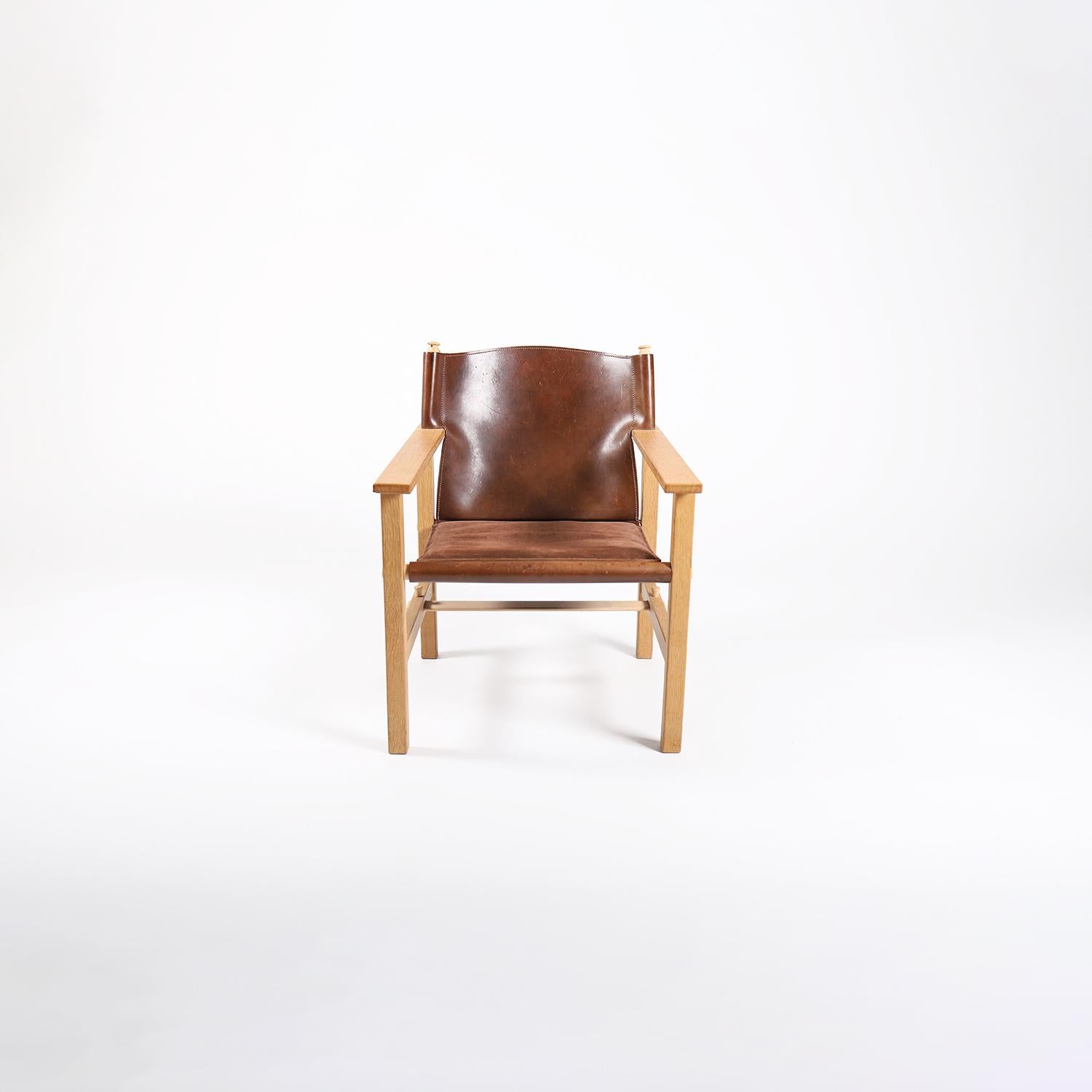 Leather Ferdinand Chair by Ake Axelsson