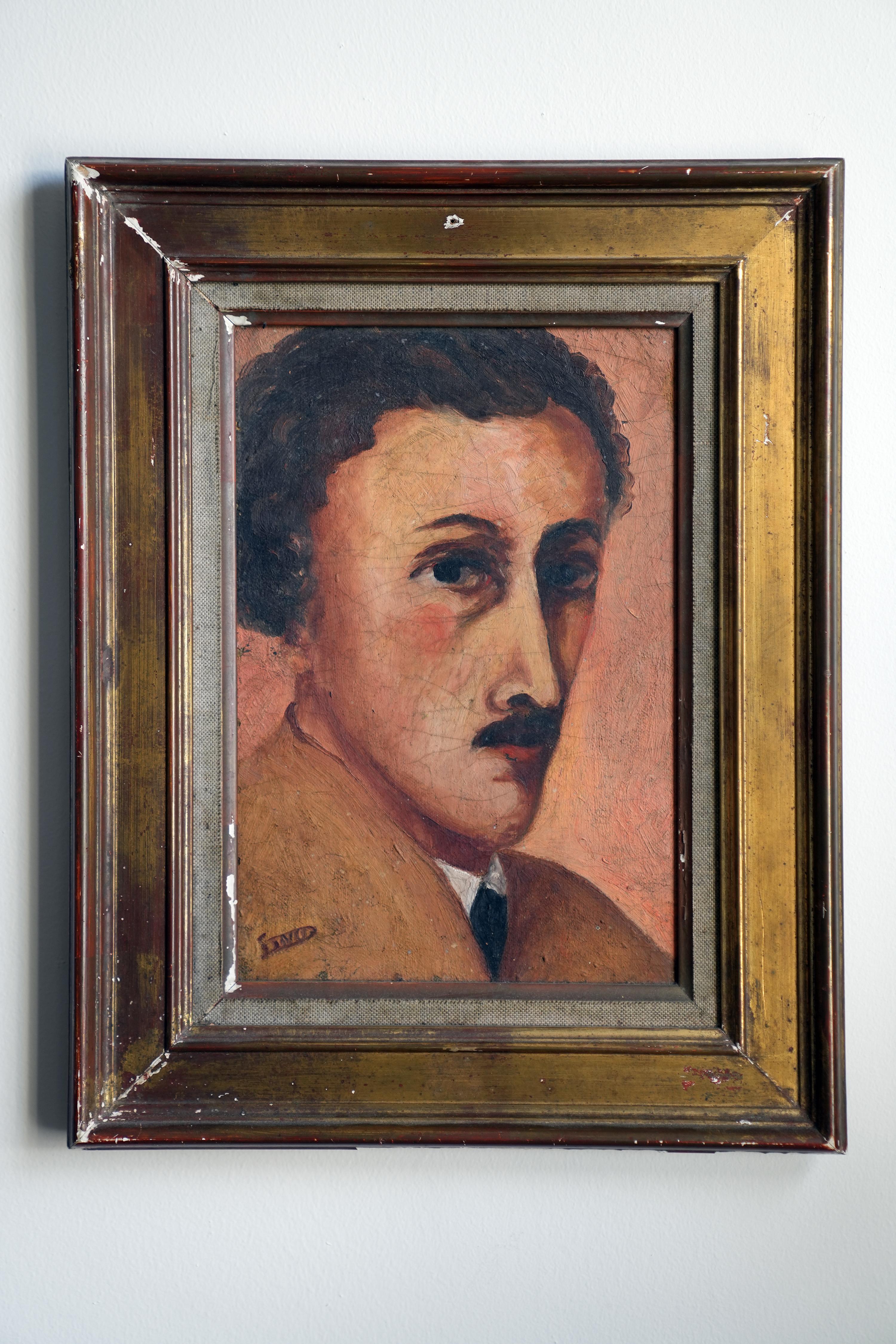 Ferdinand Desnos (1901-1958) self portrait
French
Signed and inscribed verso 