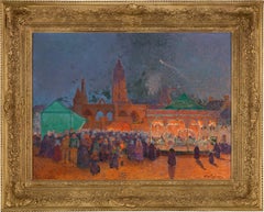 La Fête Foraine De Nuit À Batz-Sur-Mer By Ferdinand Du Puigaudeau
