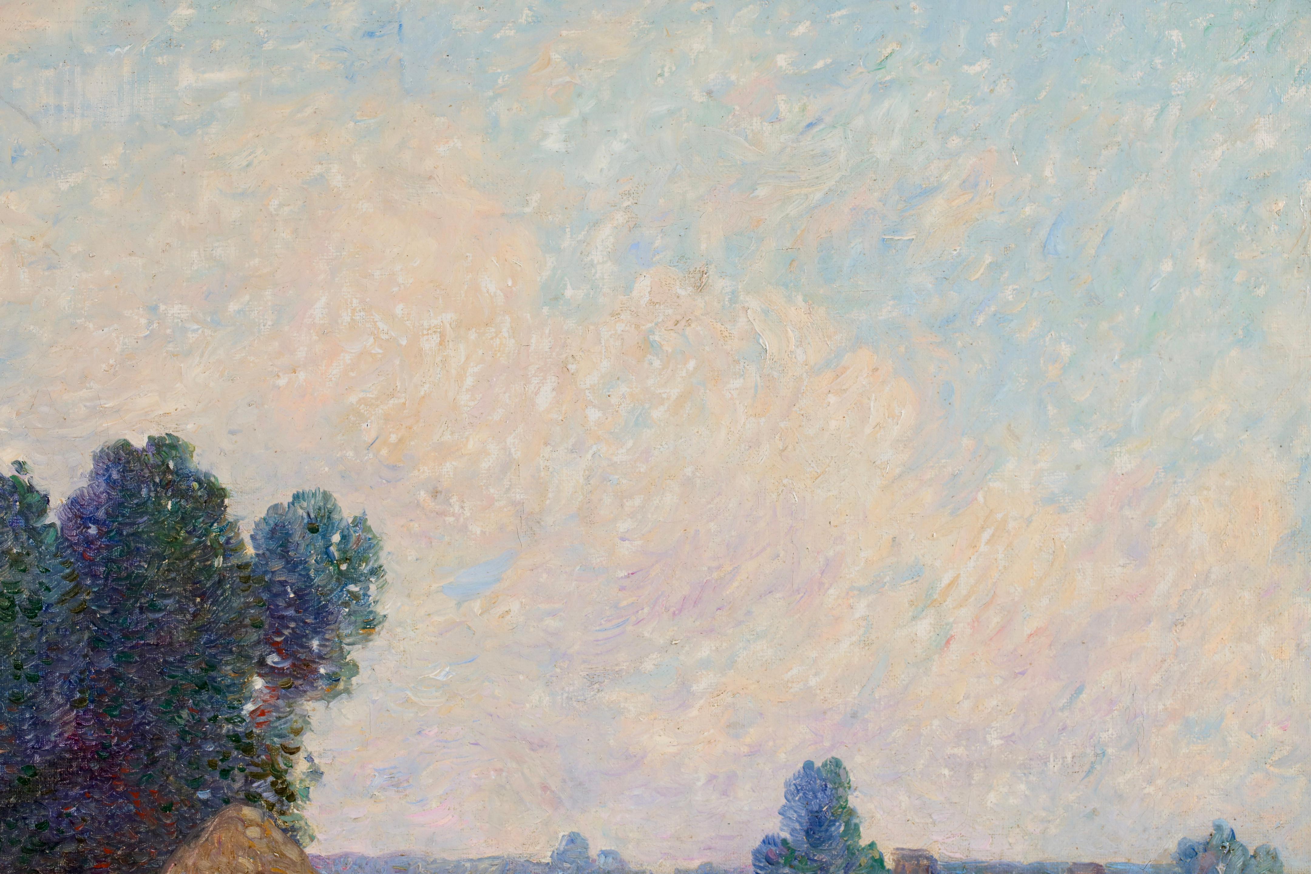 Les Meules - Postimpressionistische Landschaft Öl von Ferdinand du Puigaudeau im Angebot 9