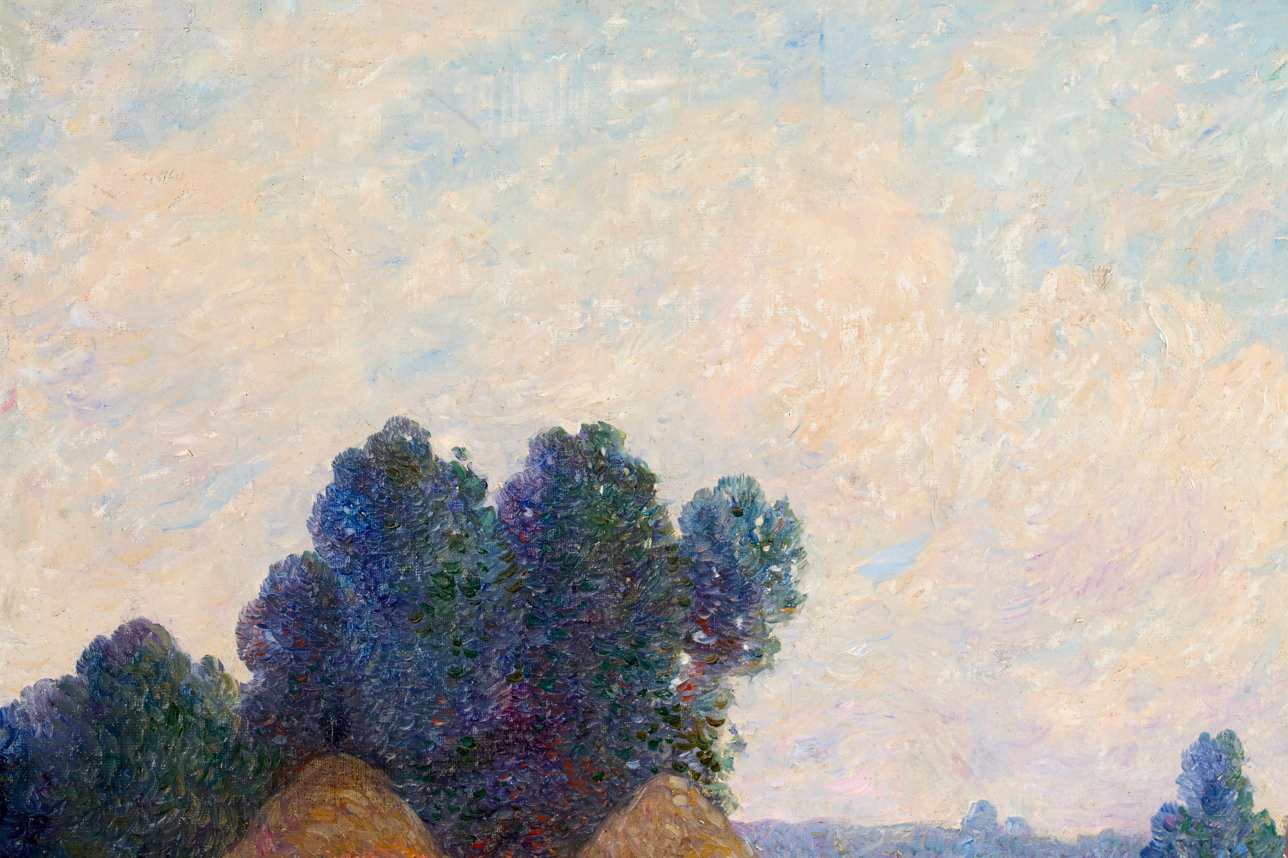 Les Meules - Postimpressionistische Landschaft Öl von Ferdinand du Puigaudeau im Angebot 10