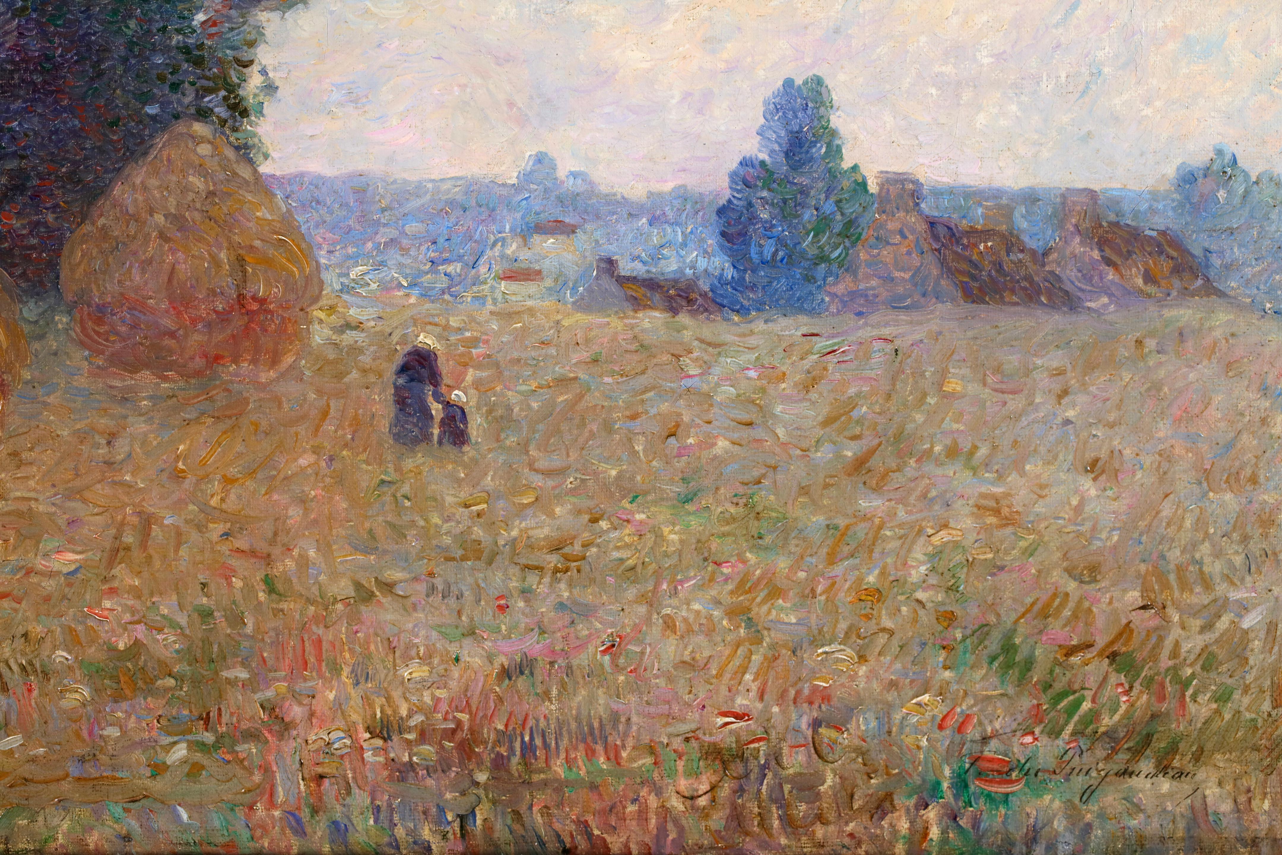 Les Meules - Postimpressionistische Landschaft Öl von Ferdinand du Puigaudeau im Angebot 5