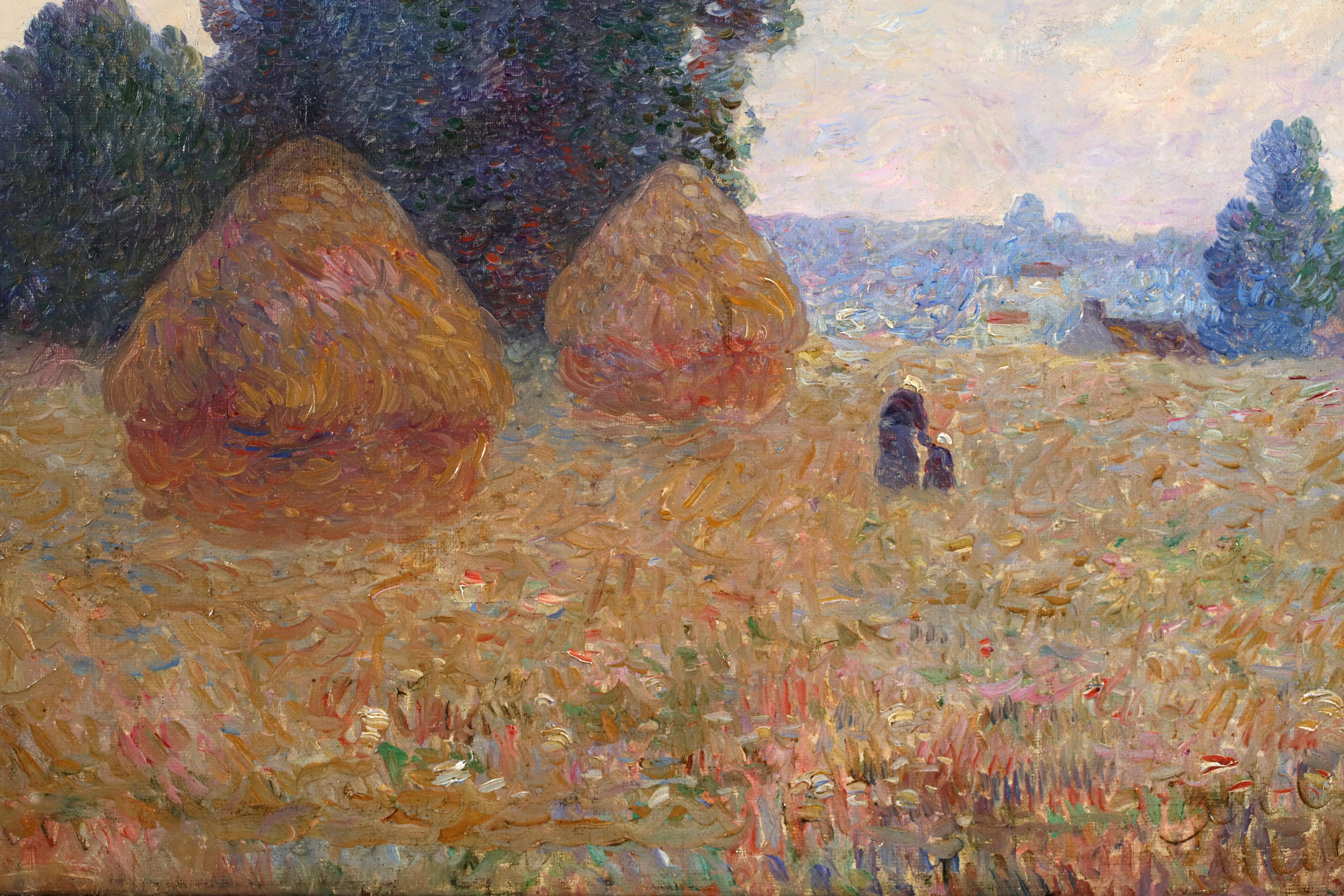 Les Meules - Postimpressionistische Landschaft Öl von Ferdinand du Puigaudeau im Angebot 6