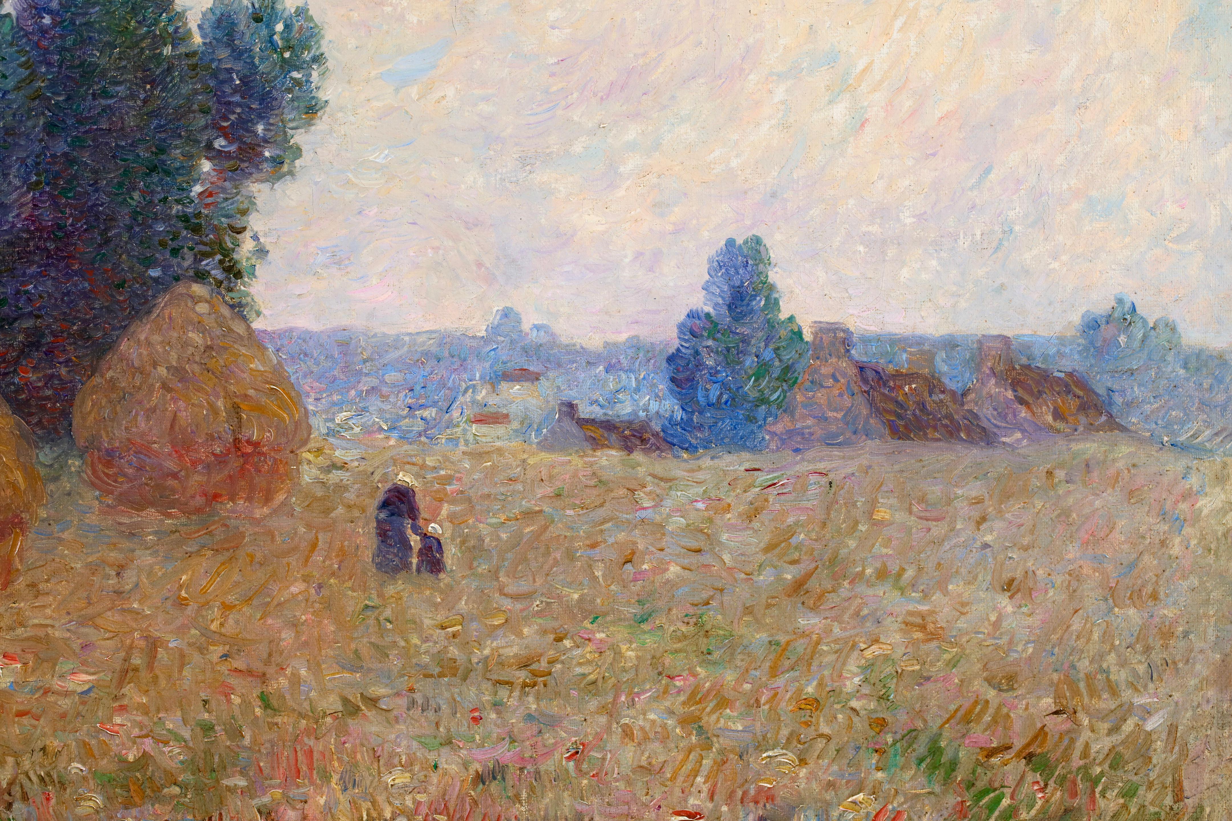 Les Meules - Postimpressionistische Landschaft Öl von Ferdinand du Puigaudeau im Angebot 8