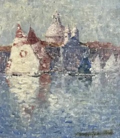 Venice Scene by French Post-Impressionist early 20th Century oil on canvas